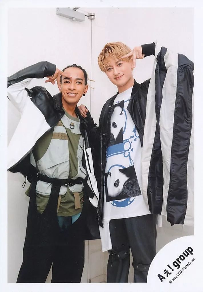 中古】生写真(STARTO) Aぇ! group/草間リチャード敬太・小島健/膝上