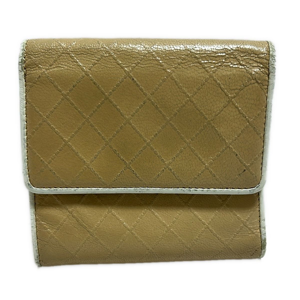 ★希少★CHANEL シャネル ビコローレ 長財布 白 レザー バイカラー CHANEL(シャネル) 3つ折り財布 ビコローレ ベージュ×白 レザー - メルカリ