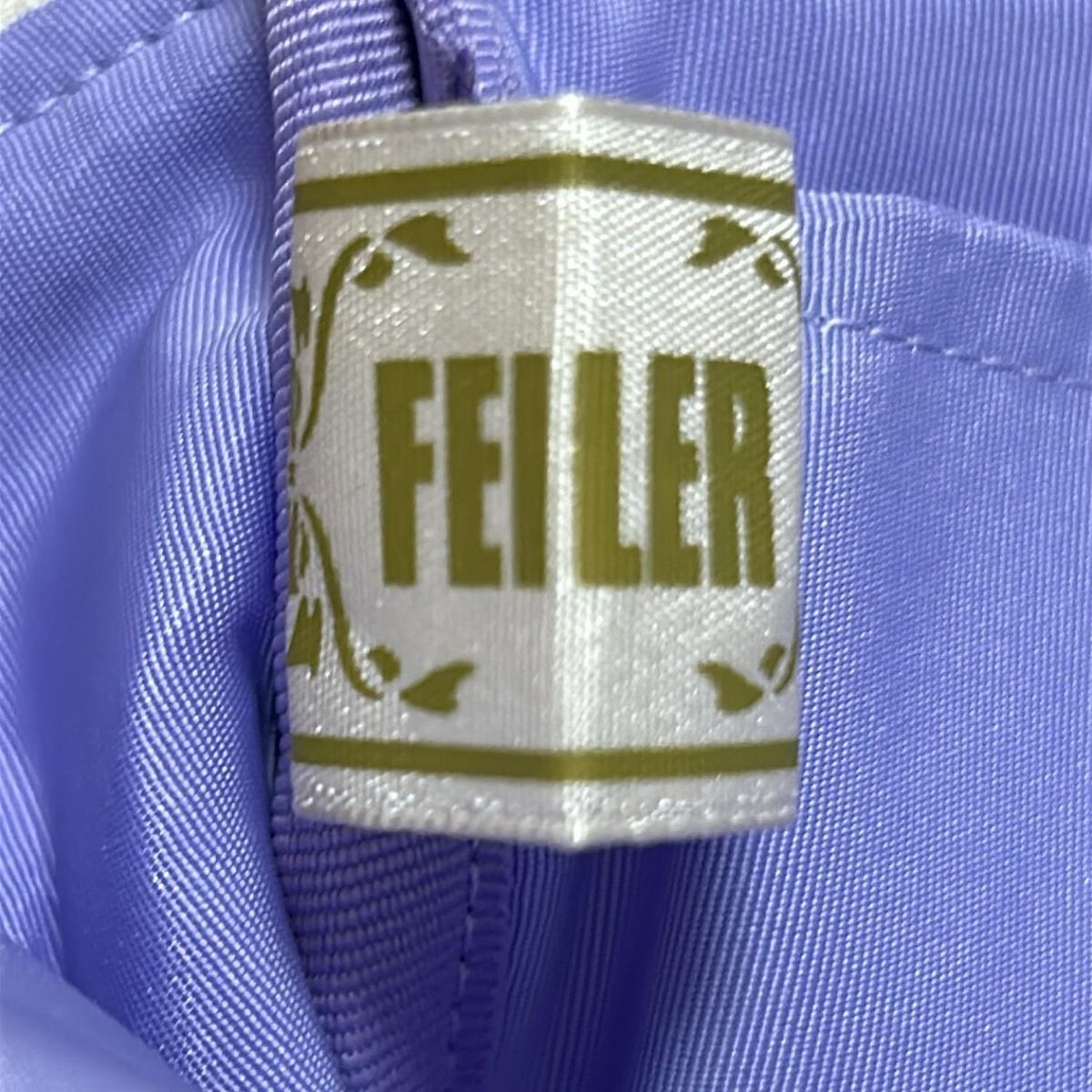 花柄 L字ファスナー