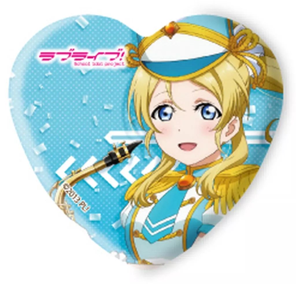 中古】バッジ・ビンズ 絢瀬絵里 「ラブライブ! ハート型缶バッジ 01