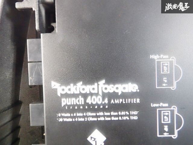 動作OK☆保証付!!】ロックフォード フォースゲート 4CH パワー アンプ