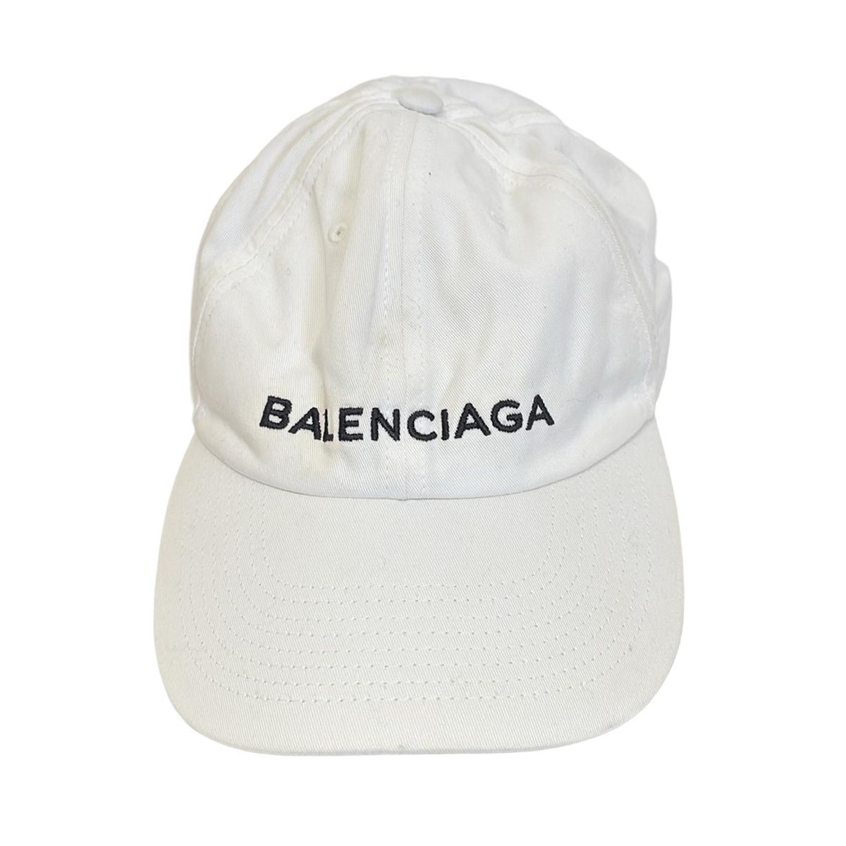 バレンシアガ キャップ 58 - 白×黒 コットン