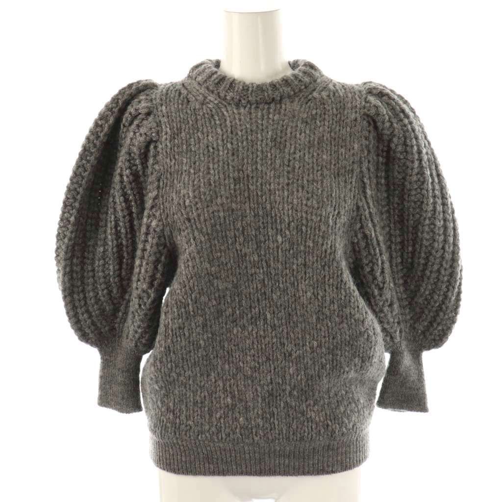 美品 SEVENTEN セブンテンバイミホカワヒト ボリュームスリーブニット S セブンテンバイミホカワヒト SEVEN TEN by MIHO KAWAHITO ボリューム