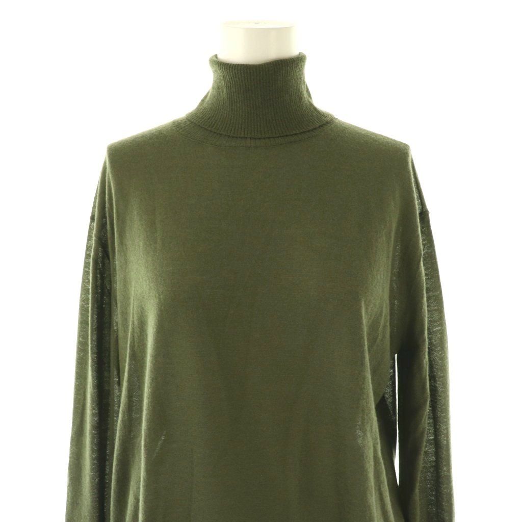 ショップ ブラミンク BLAMINK カシミヤ ハイゲージ タートルネック