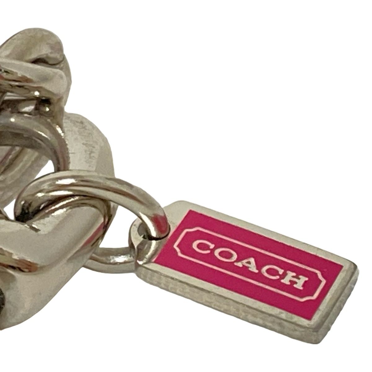 COACH(コーチ) キーホルダー(チャーム) - ライトピンク×ゴールド