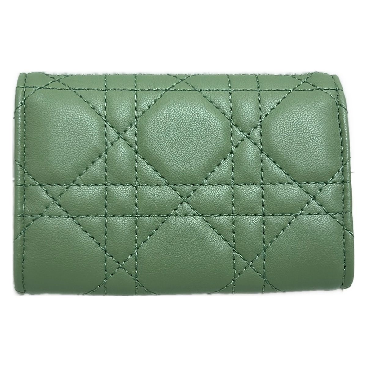 DIOR ChristianDior ディオール クリスチャンディオール コインケース My Glycine ウォレット カーキ レザー