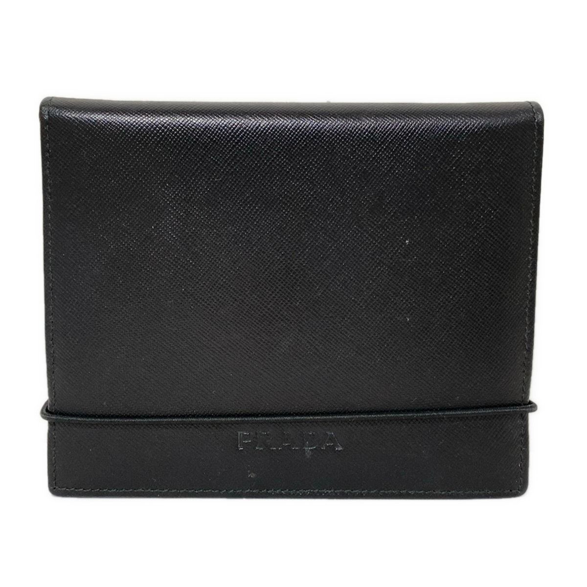 PRADA プラダ 手帳 黒 レザー