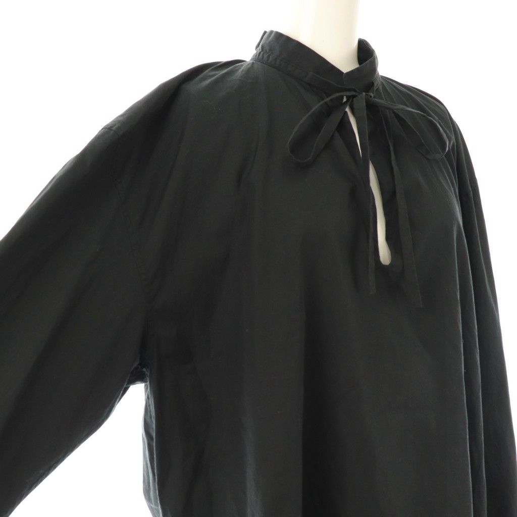 ブラミンク BLAMINK P C ショップ B/GATH STD RIBBON ブラウス 長袖