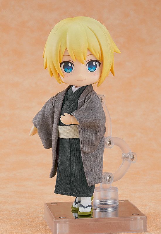 新品未開封】ねんどろいどどーる おようふくセット 着物 Boy（グレー