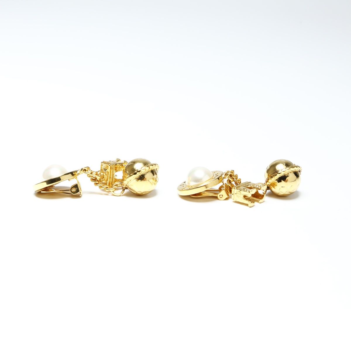  CELINE セリーヌ イヤリング 凱旋門 星 ドロップ イヤリング アクセサリー