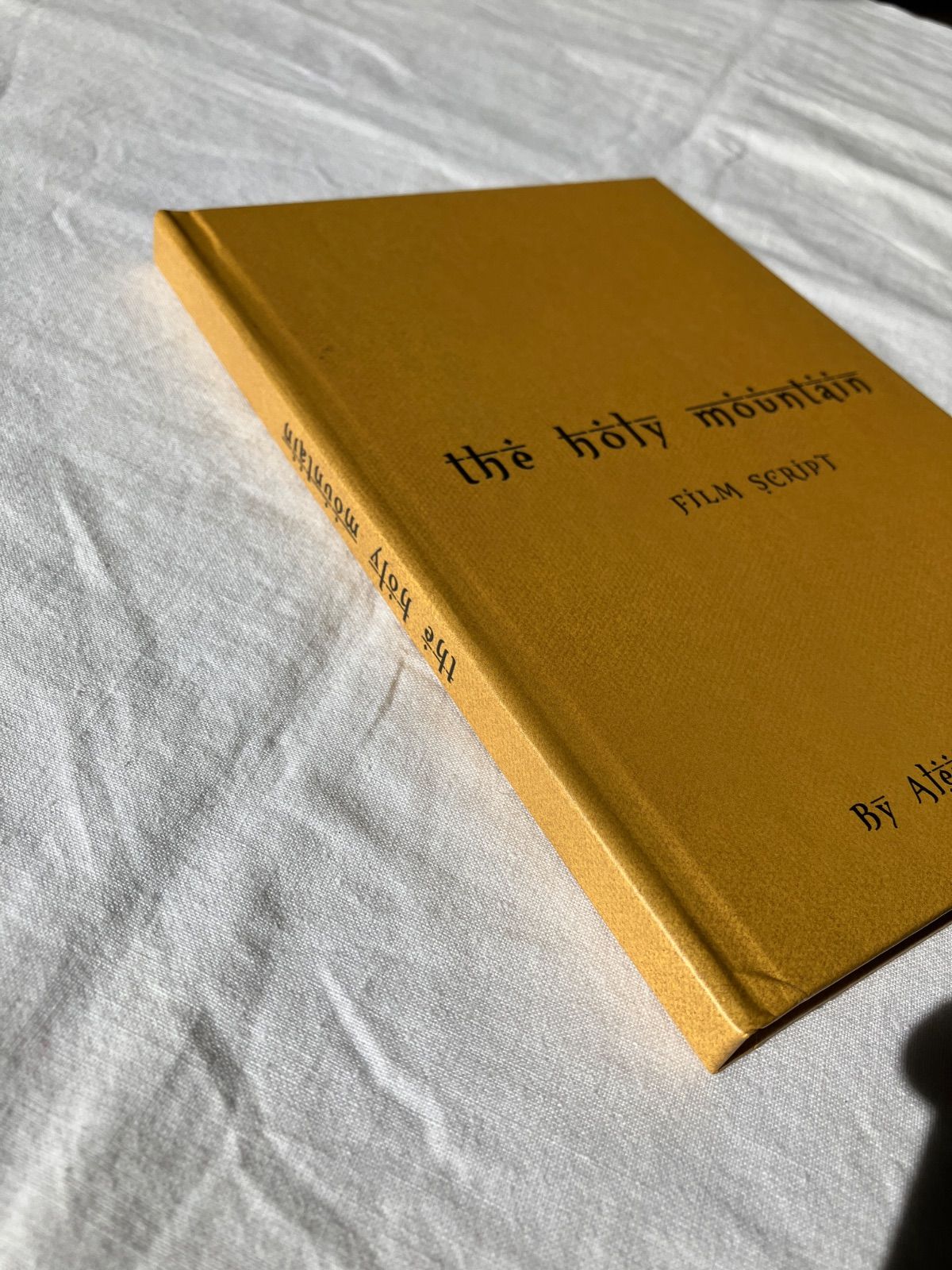 本 【サイン入り】ホドロフスキー the holy mountain film script
