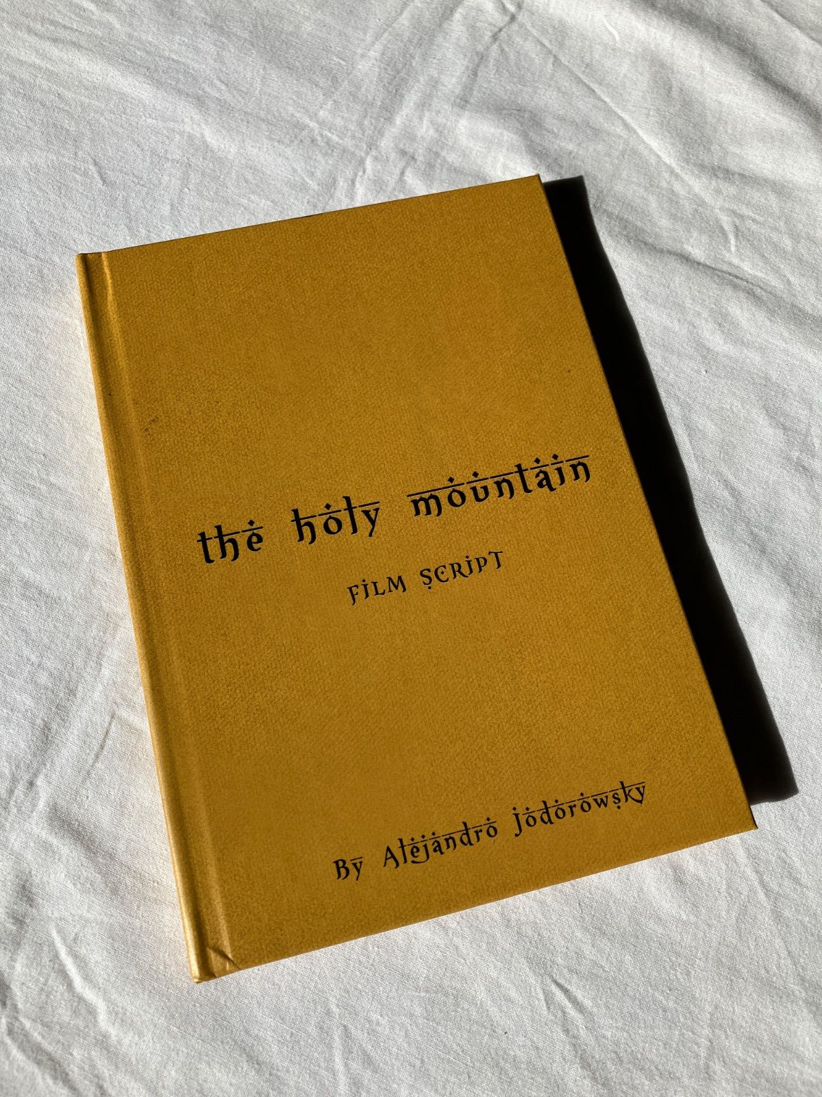 The Holy Mountain フィルムスクリプト サイン入り サイン入り】ホドロフスキー the holy mountain film script THE HOLY