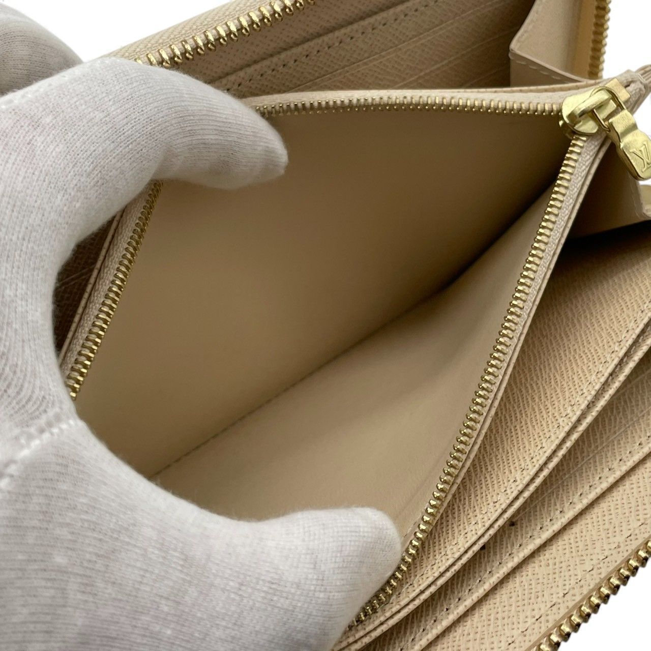 新品未使用】ルイヴィトン Louis Vuitton ダミエ アズール ジッピー 