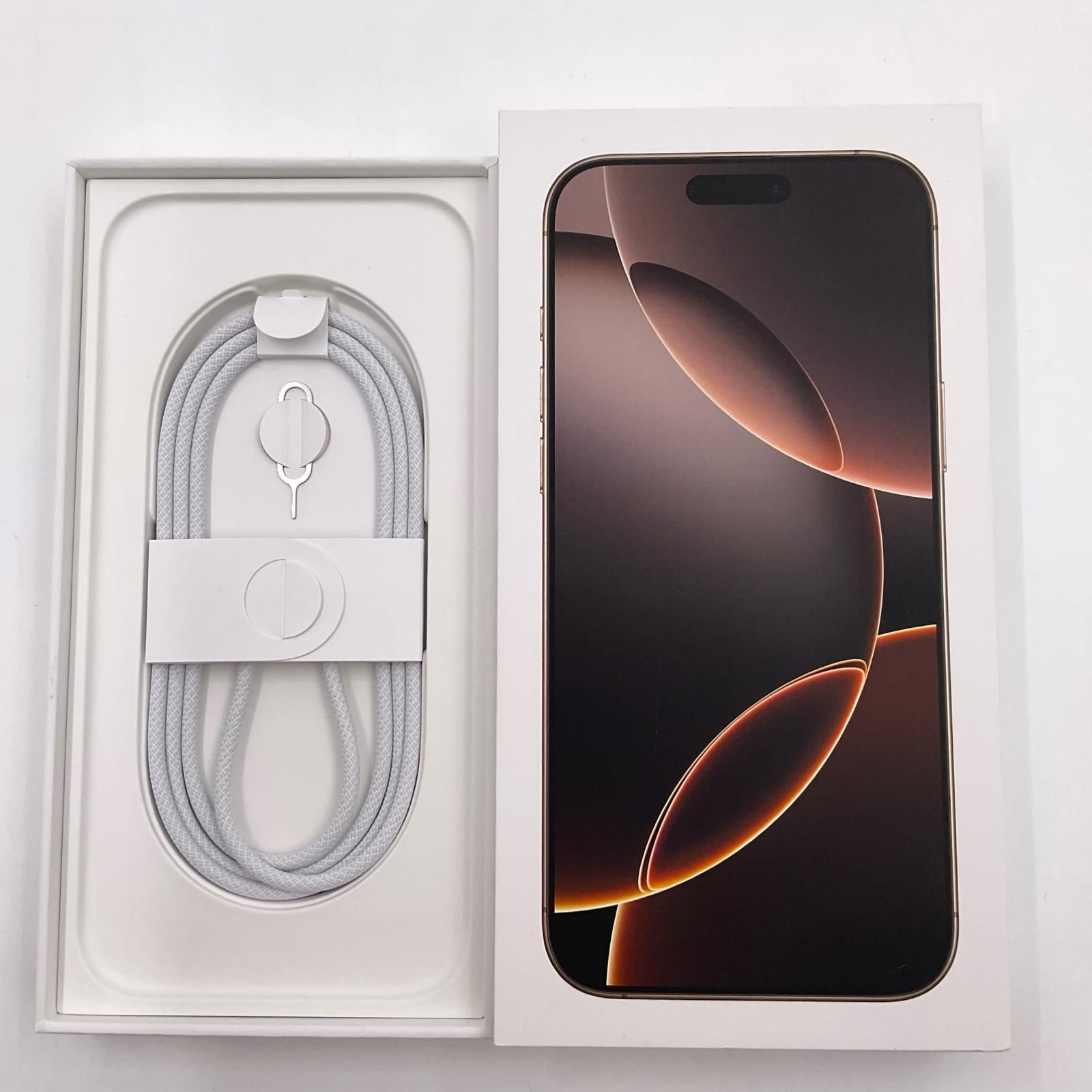 【美品】iPhone 16ProMax 256GB デザートチタニウム 新品未開封iPhone16proMax256GBナチュラルチタニウム iPhone 新品未