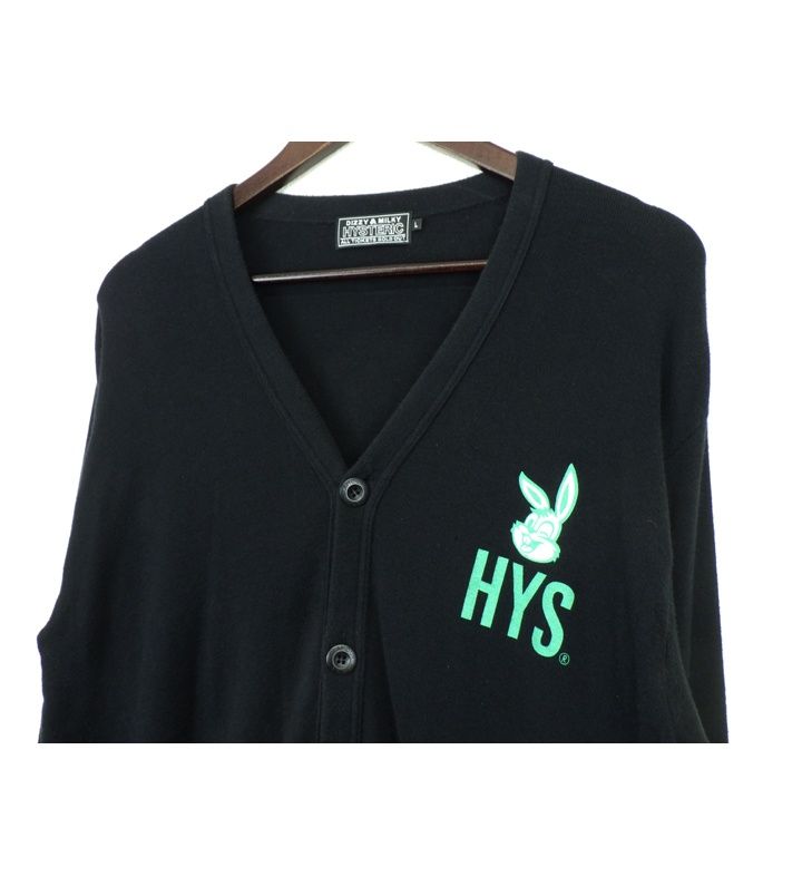 HYSTERIC GLAMOUR ヒスガール× HG バックロゴ カーディガン HYSTERIC GLAMOUR ヒスガール× HG バックロゴ カーディガン - メルカリ