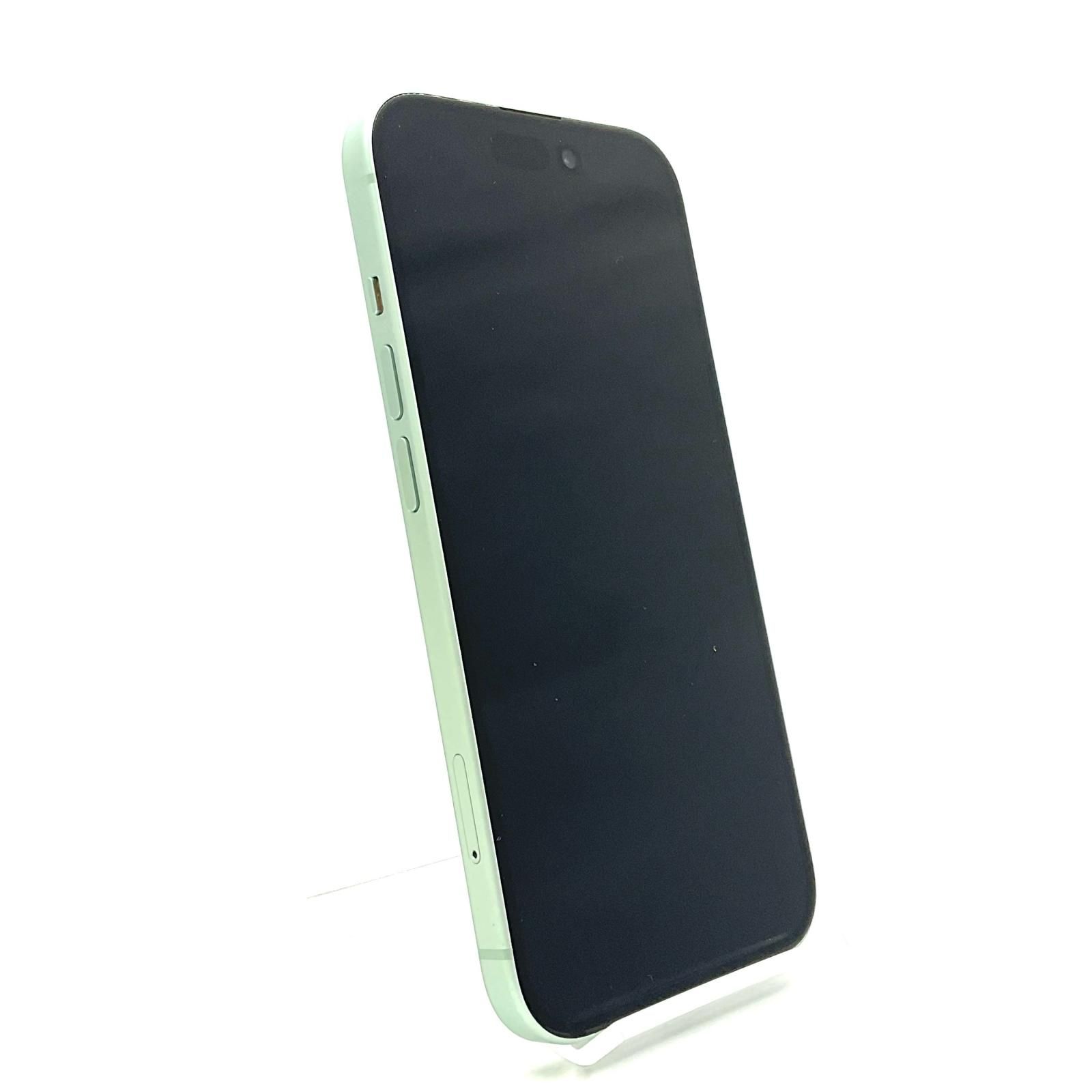 iPhone 15 128GB グリーン SIMフリー 白ロム 美品 動作確認済 87 