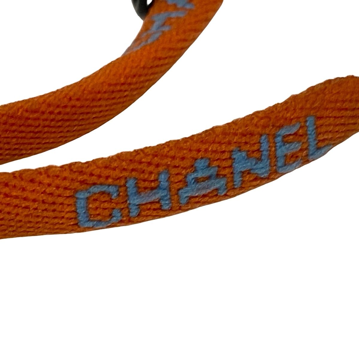 CHANEL(シャネル) ストラップ - オレンジ×ライトブルー メガネ