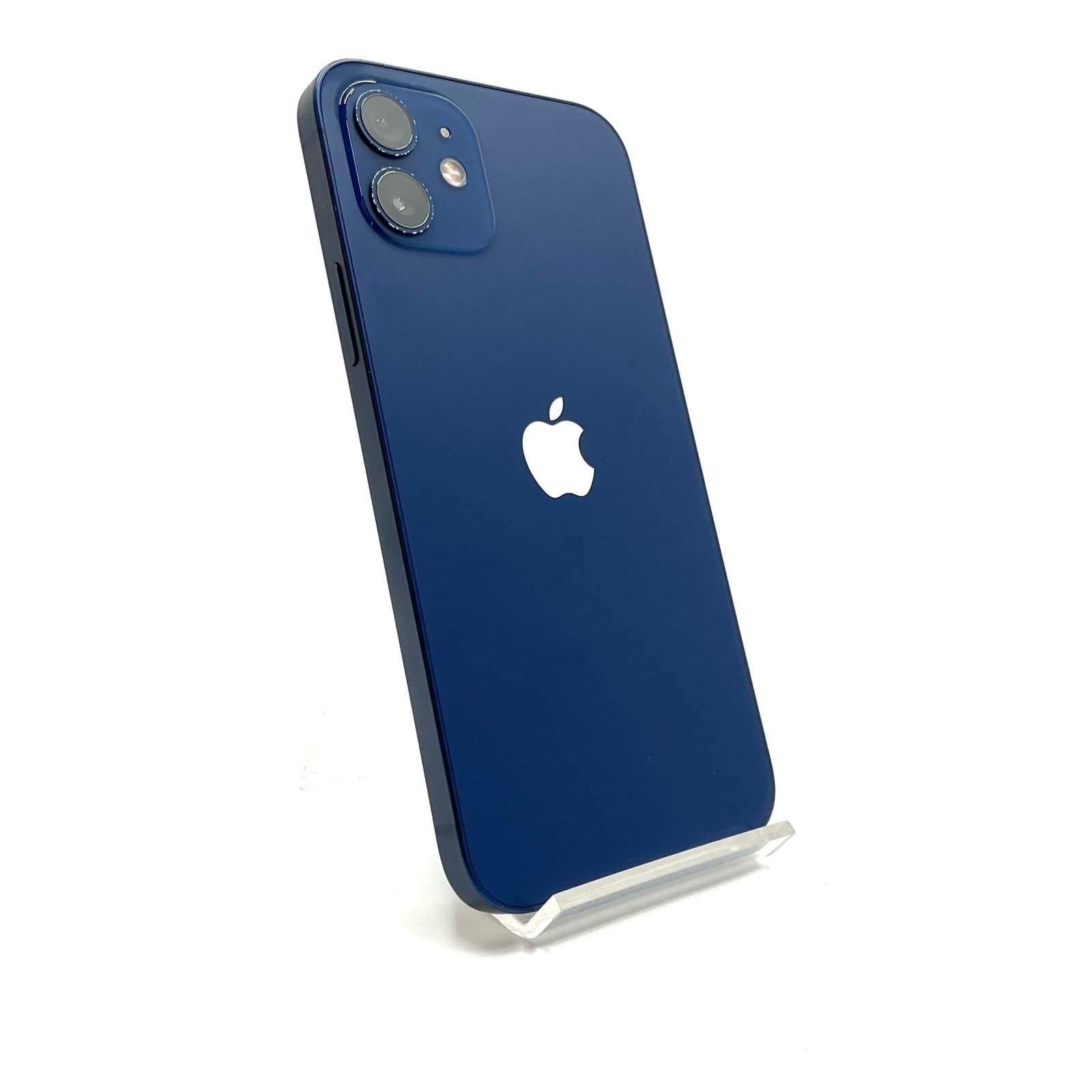 iPhone 12 256GB ブルー SIMフリー 白ロム 動作確認済 86%【全額返金