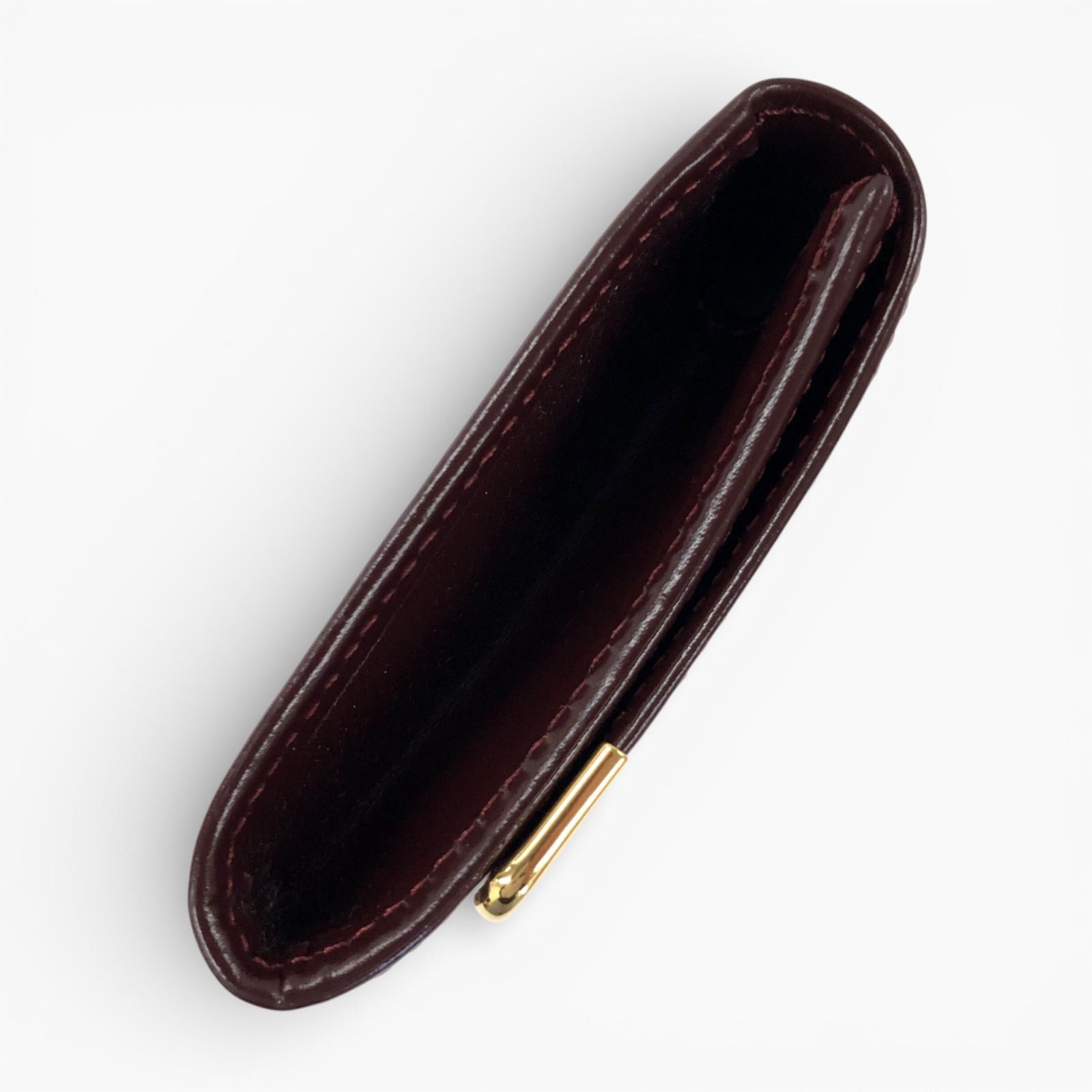 美品 Cartier カルティエ レザー マスト コインケース 小銭入れ【鑑定