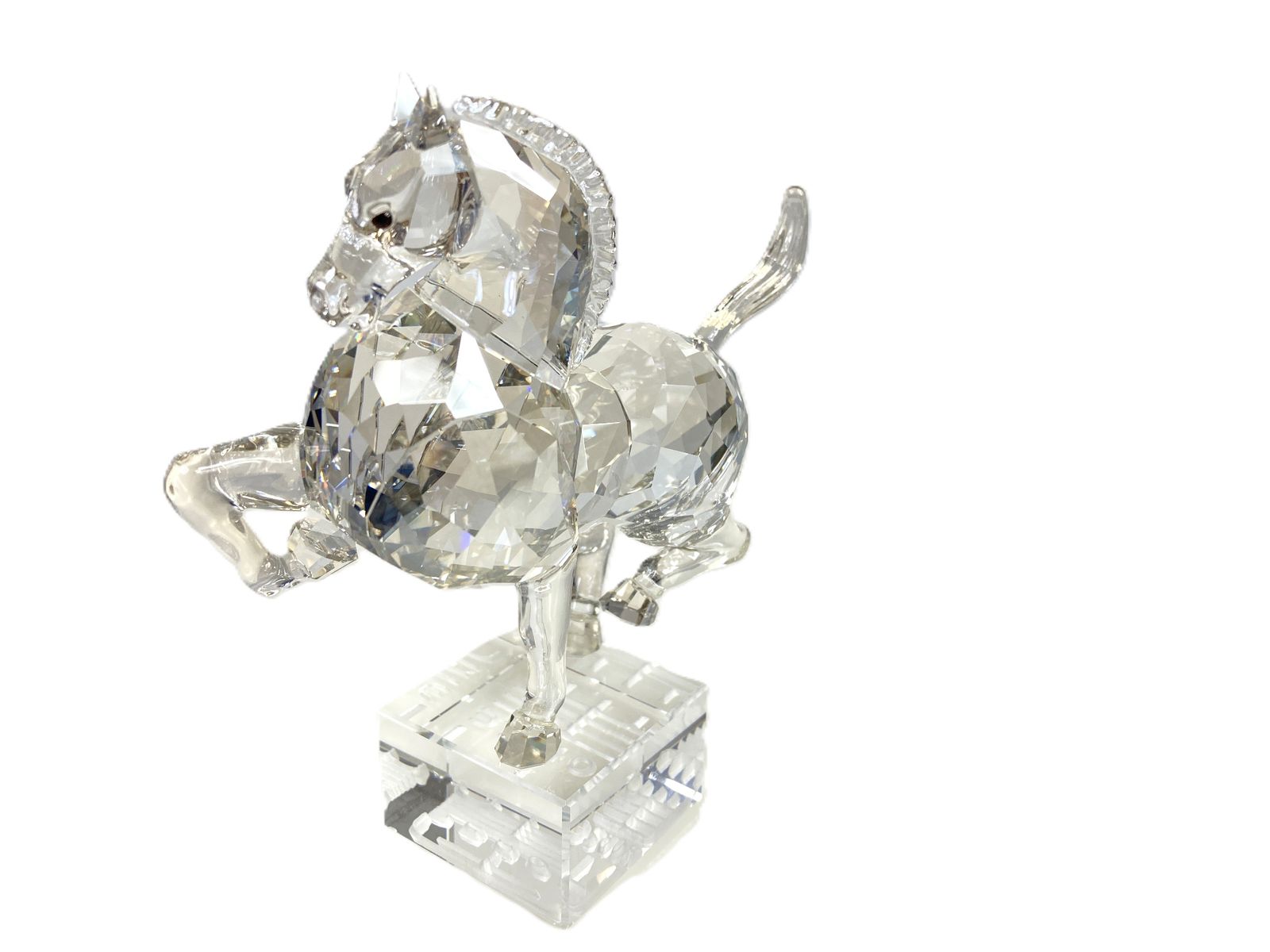  スワロフスキー SWAROVSKI クリスタル ソディアック ホース 馬 オブジェ 置物 高さ 約12cm 陶器小物 置物 インテリア小物