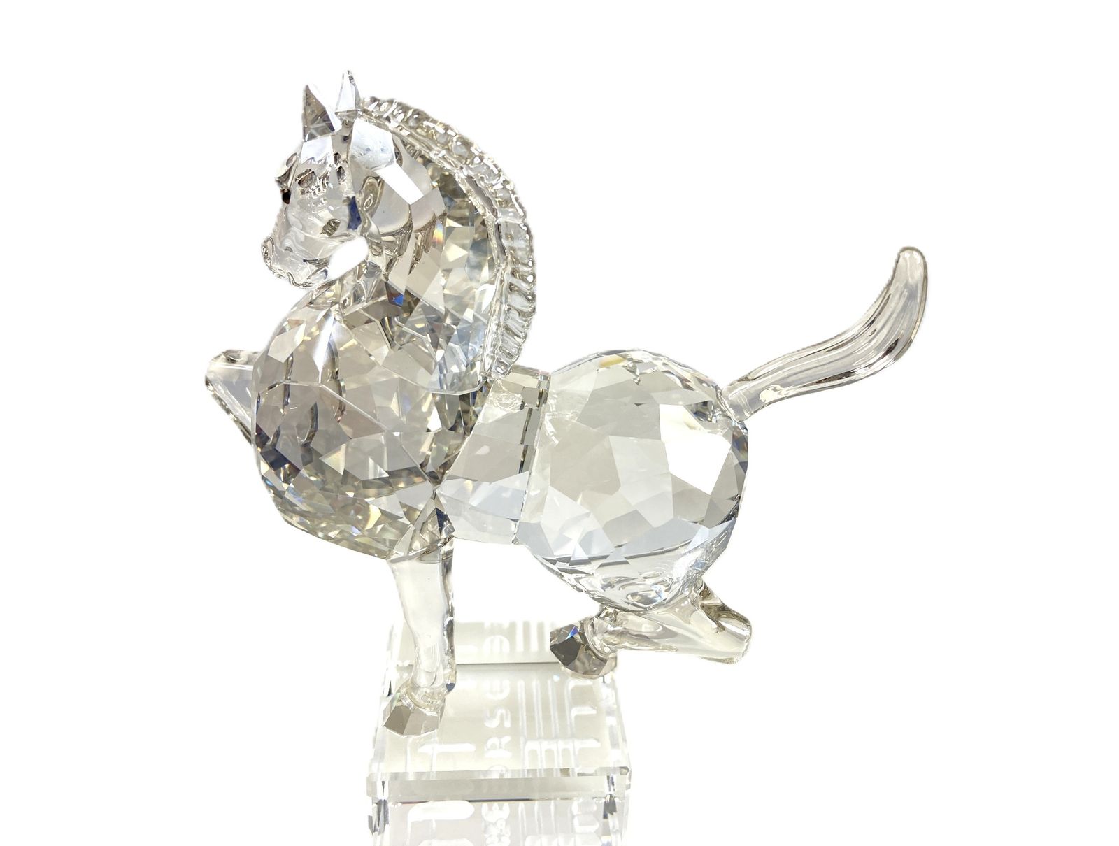 スワロフスキー SWAROVSKI クリスタル ソディアック ホース 馬 オブジェ 置物 高さ 約12cm
