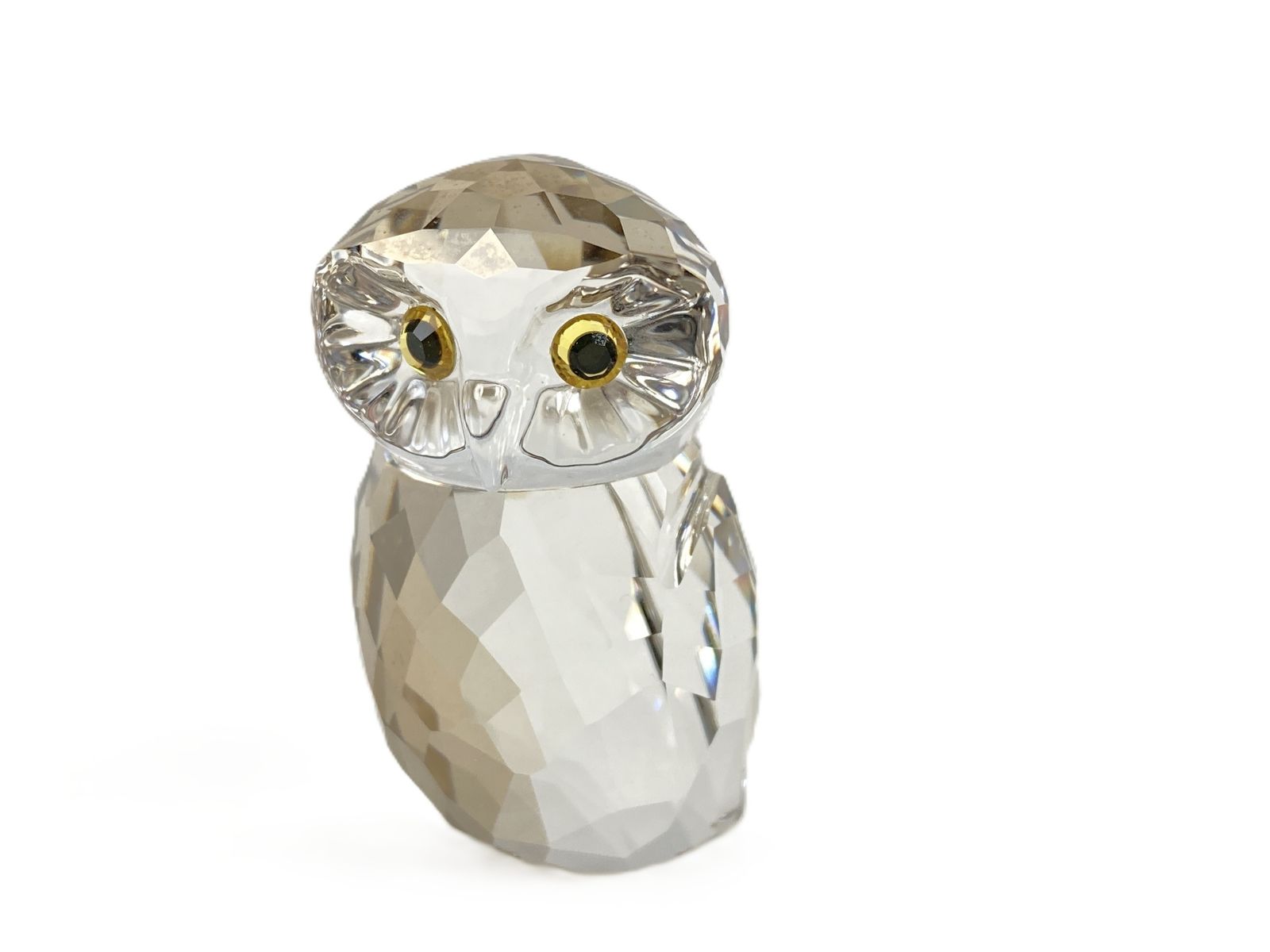 スワロフスキー SWAROVSKI クリスタル フクロウ/梟 オブジェ 置物 枝