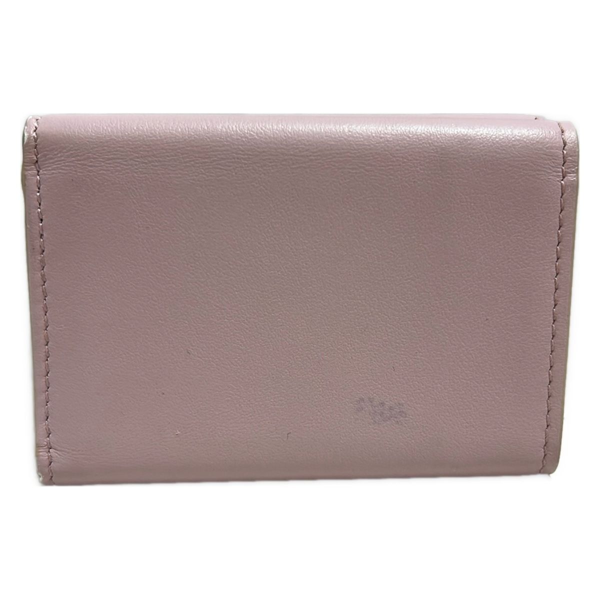 michino ミチノ 3つ折り財布 - ピンク SALUT レザー