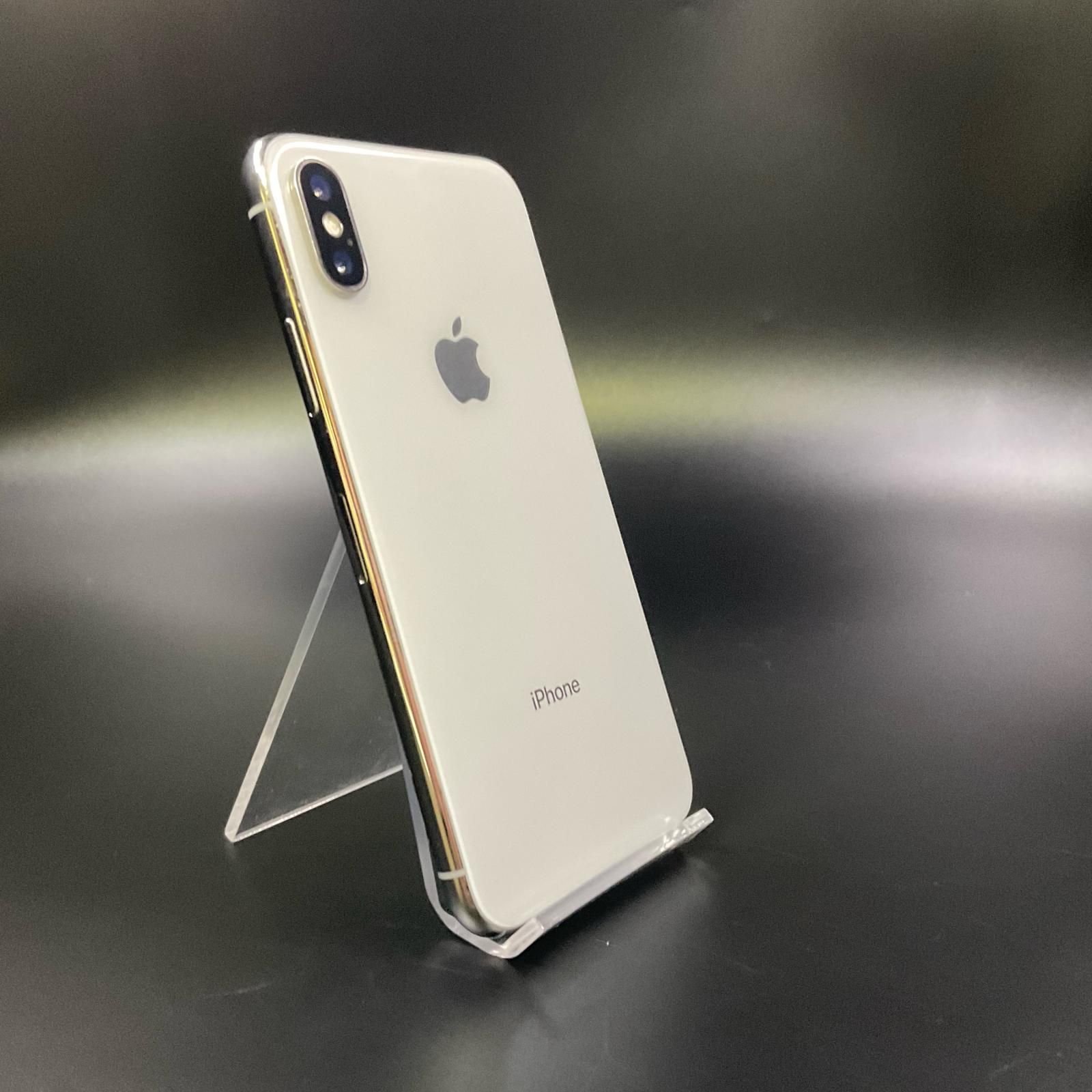 iPhone X 64GB シルバー Softbank 白ロム 販売 動作確認済 86%【全額