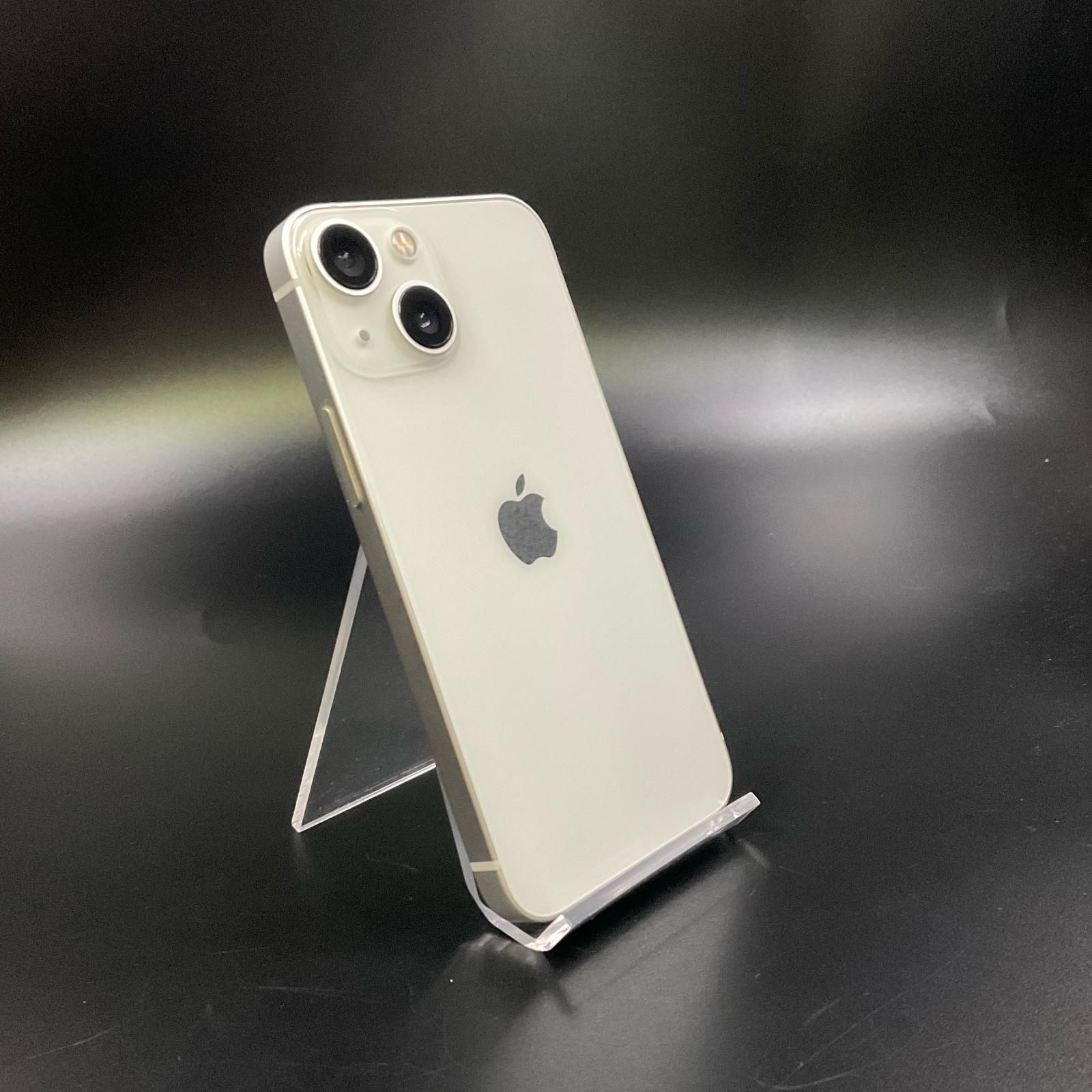 iPhone 13 mini 128GB スターライト docomo SIMフリー 白ロム 動作確認
