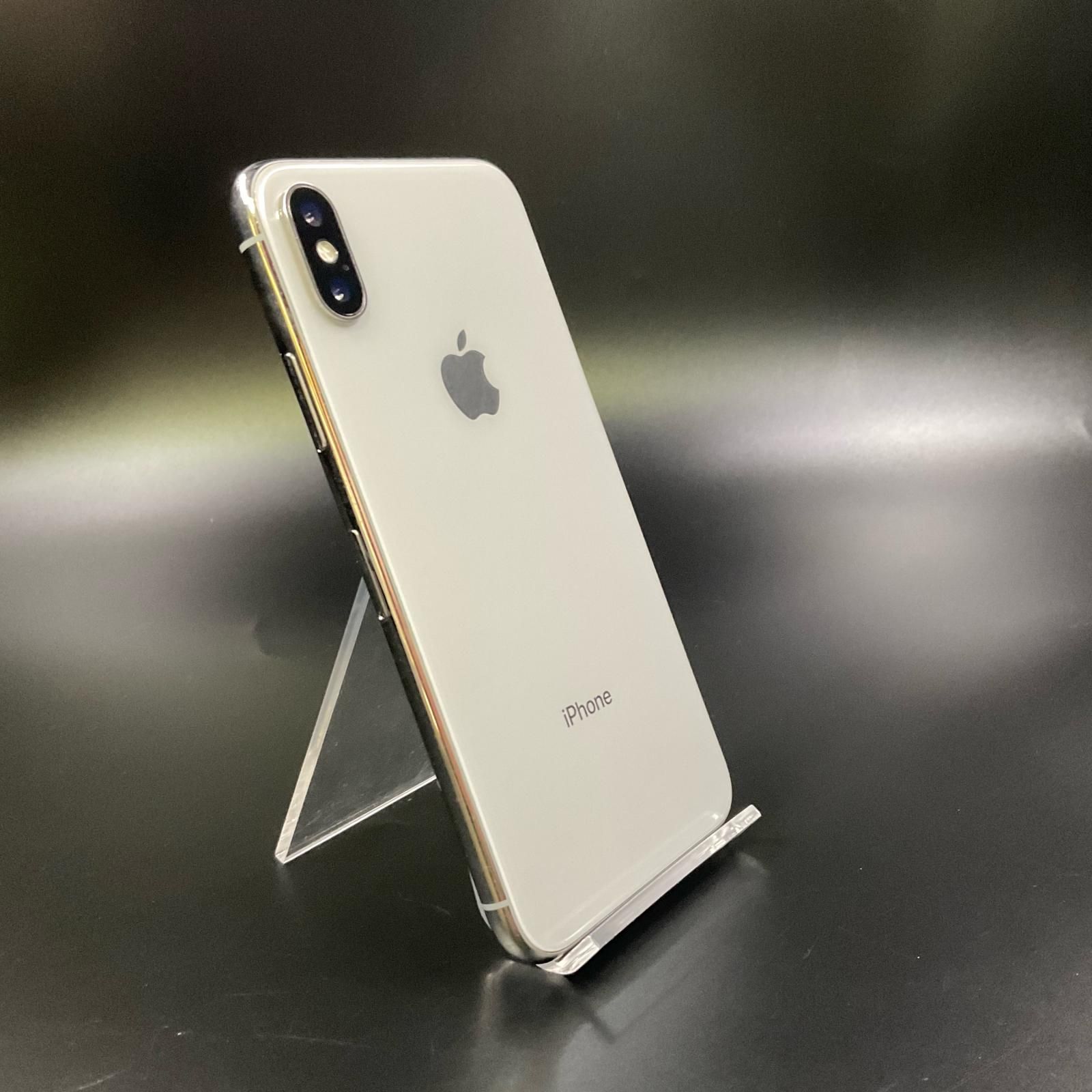 iPhone X 64GB シルバー docomo 白ロム 動作確認済 87%【全額返金保証