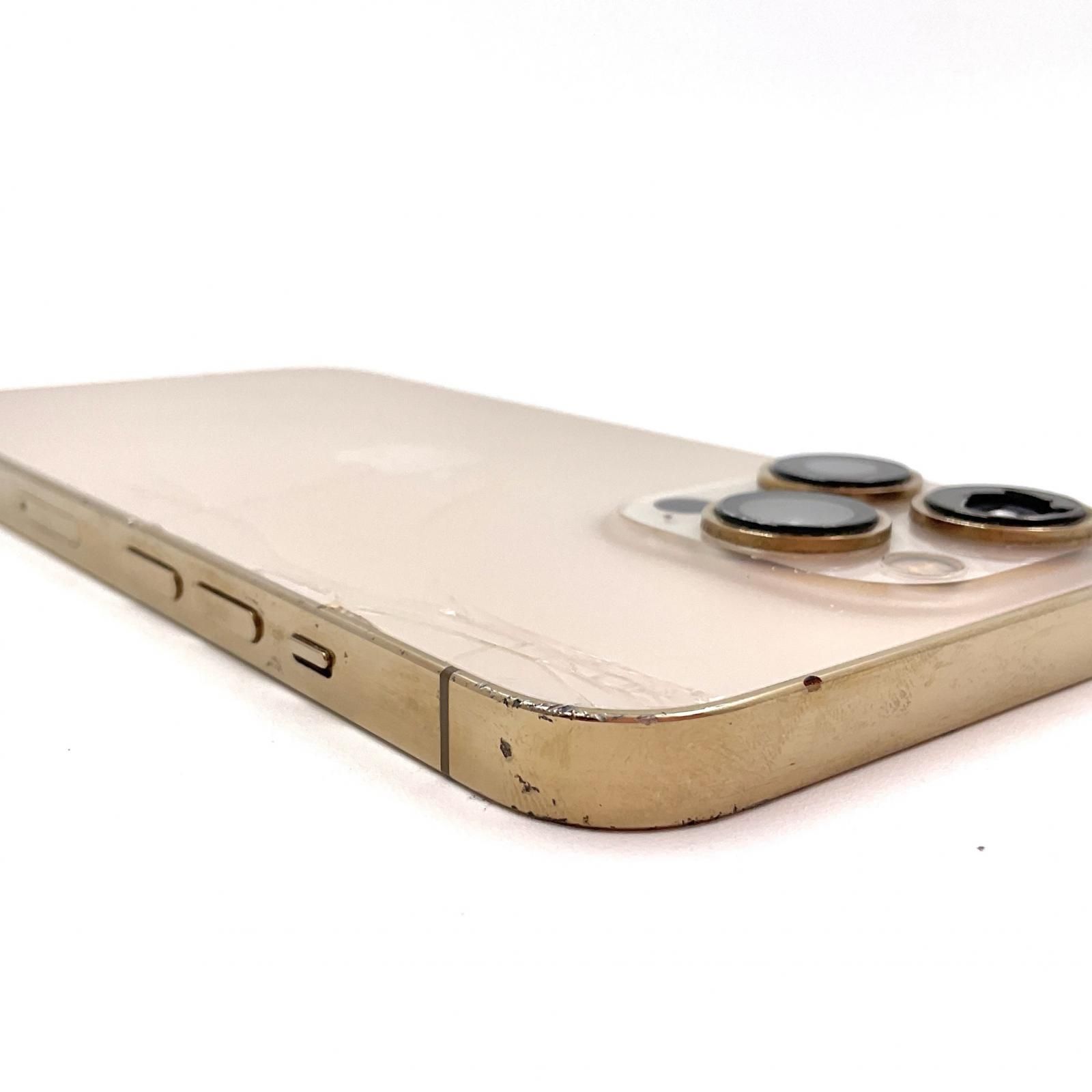 iPhone 13 Pro 256GB ゴールド SIMフリー 白ロム【難有】 76%【最速