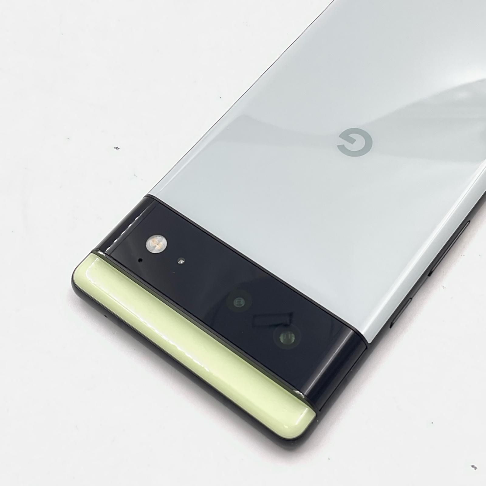 Google Pixel 6 128GB ソータシーフォーム au GR1YH 白ロム 動作確認済