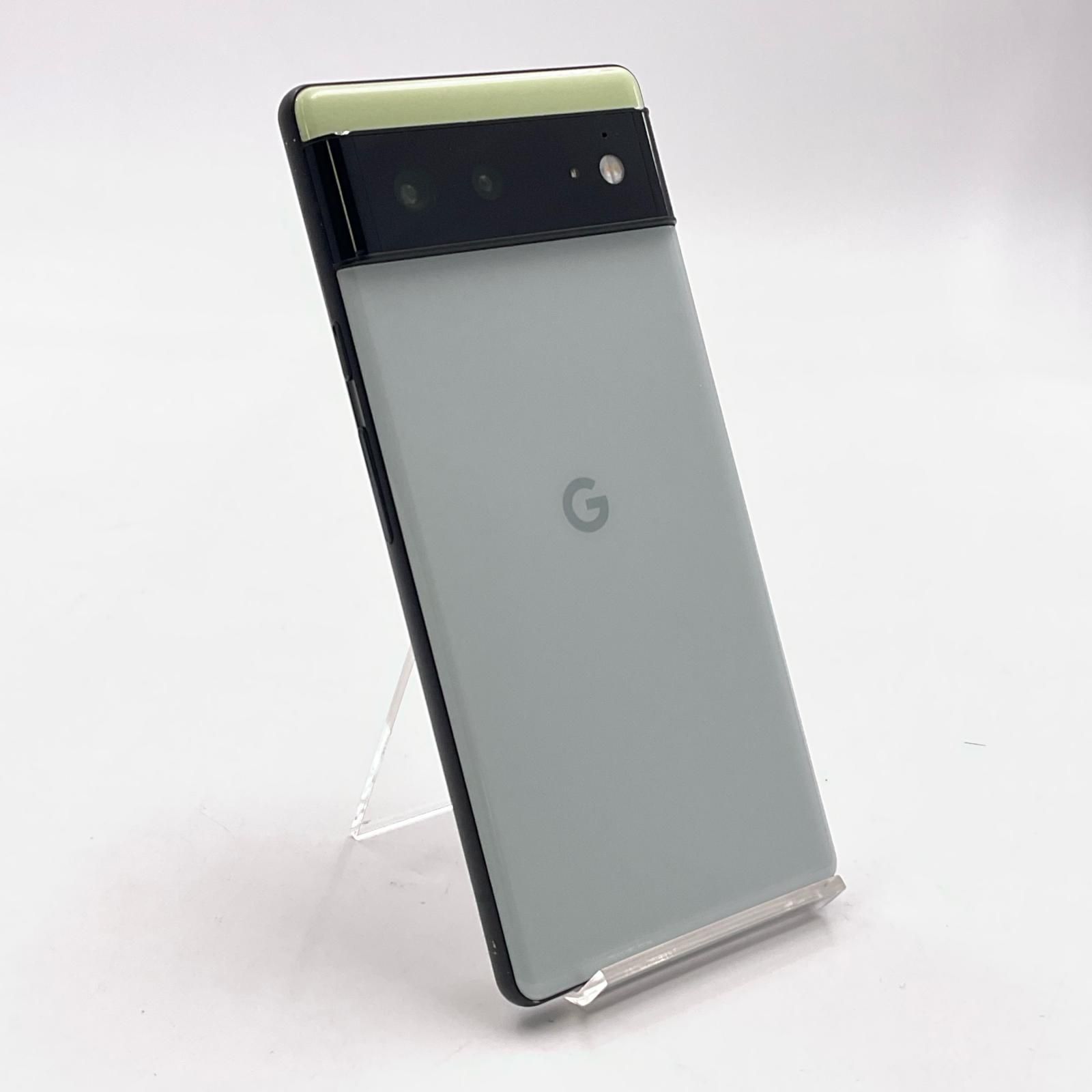 Google Pixel 6 128GB ソータシーフォーム au GR1YH 白ロム 動作確認済