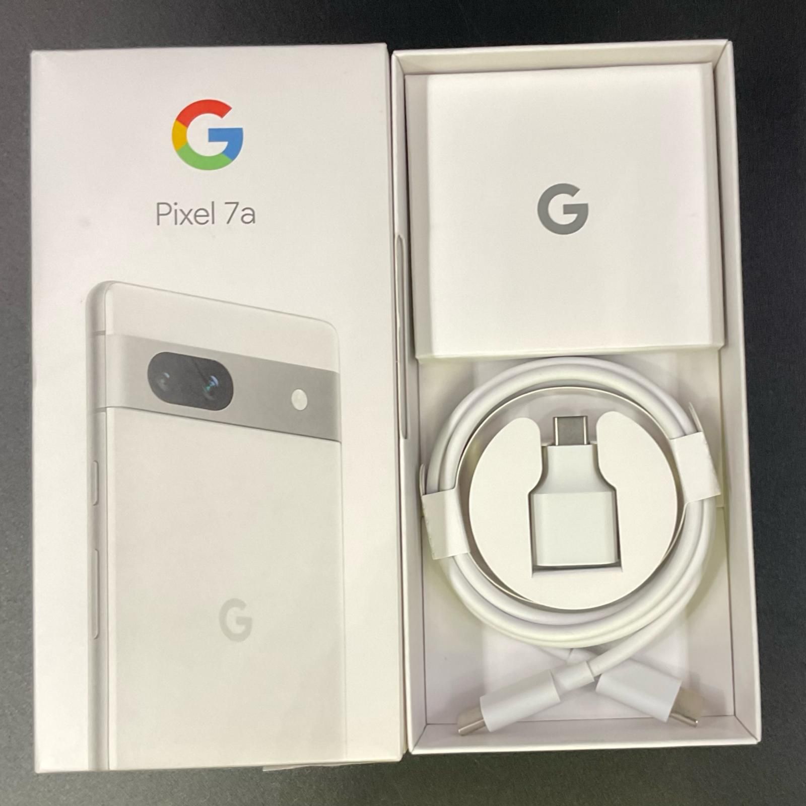 Google Pixel 7a 128GB Snow Softbank G82U8 白ロム 動作確認済【全額