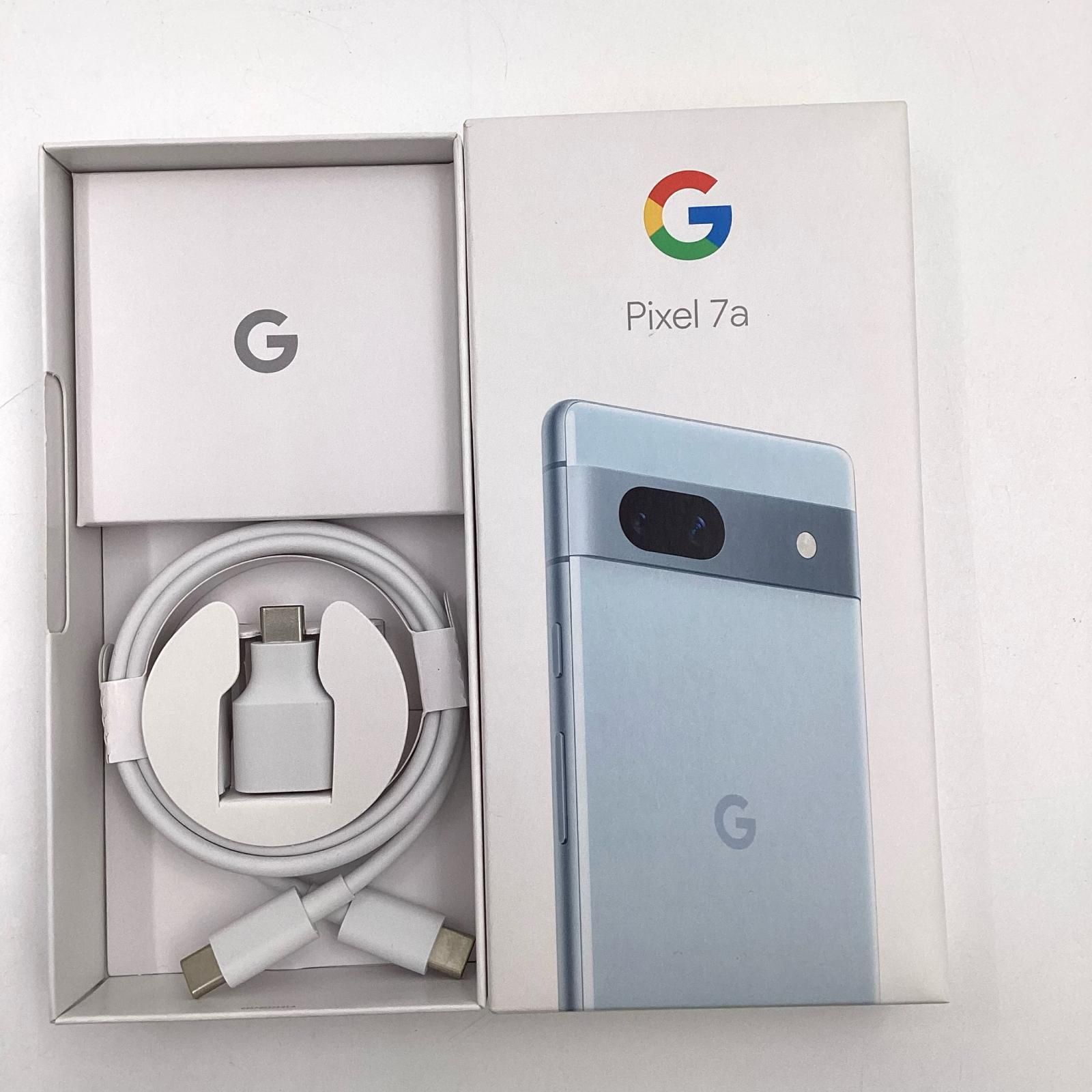 Google Pixel 7a 128GB シー au SIMフリー G82U8 白ロム 美品 動作確認