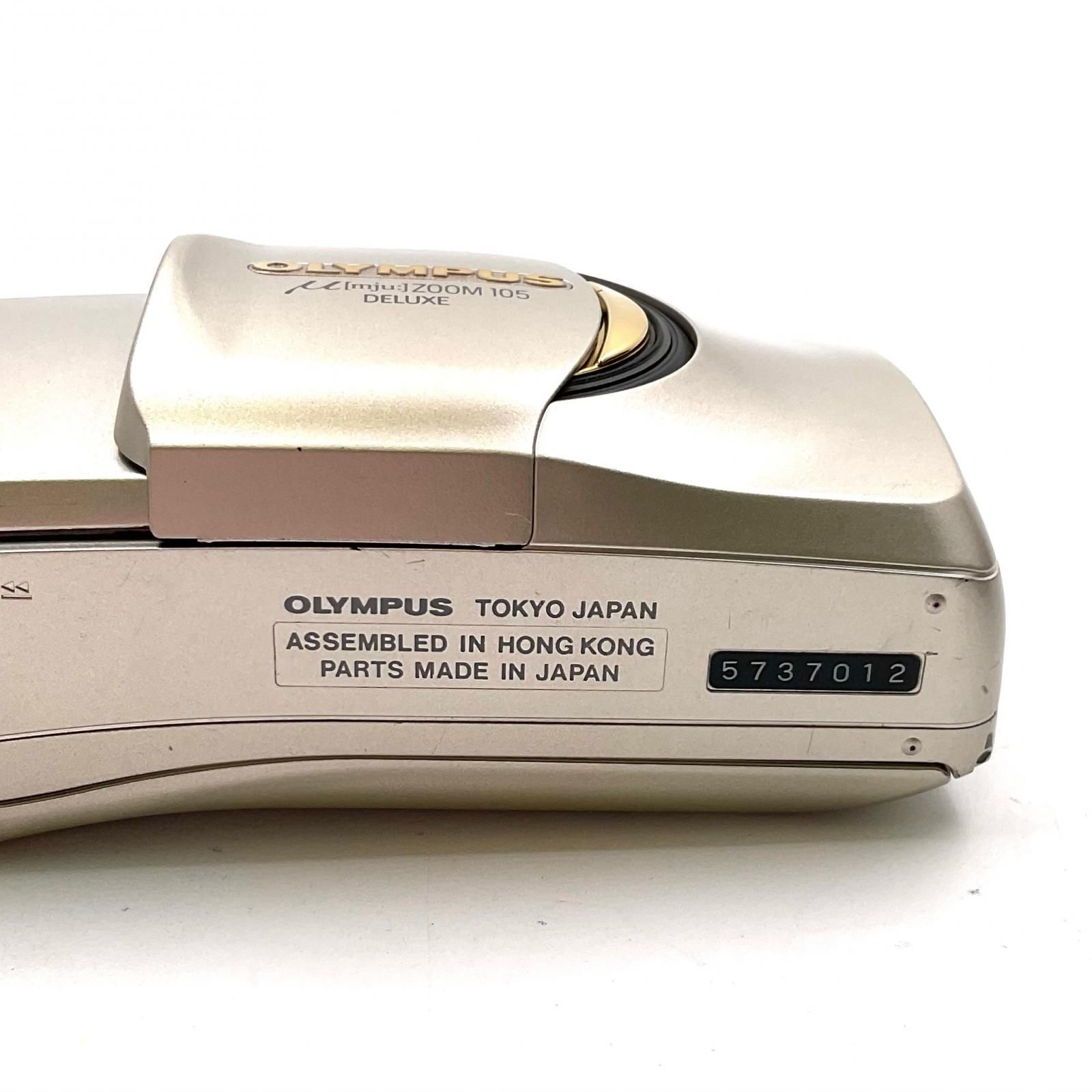 OLYMPUS μ [mju:] ZOOM 105 動作確認済【全額返金保証】【最速発送