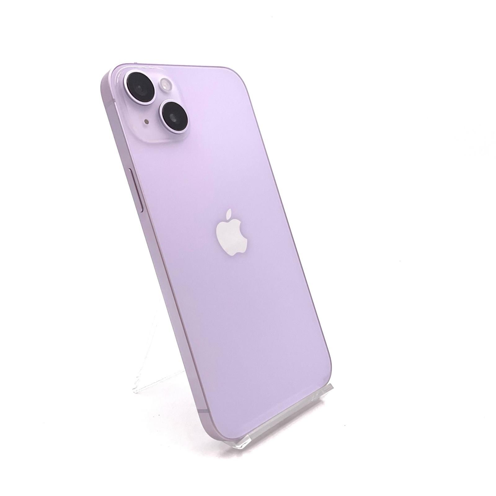 安い，低価 iPhone 14 Plus 128GB パープル au SIMフリー 白ロム 動作 