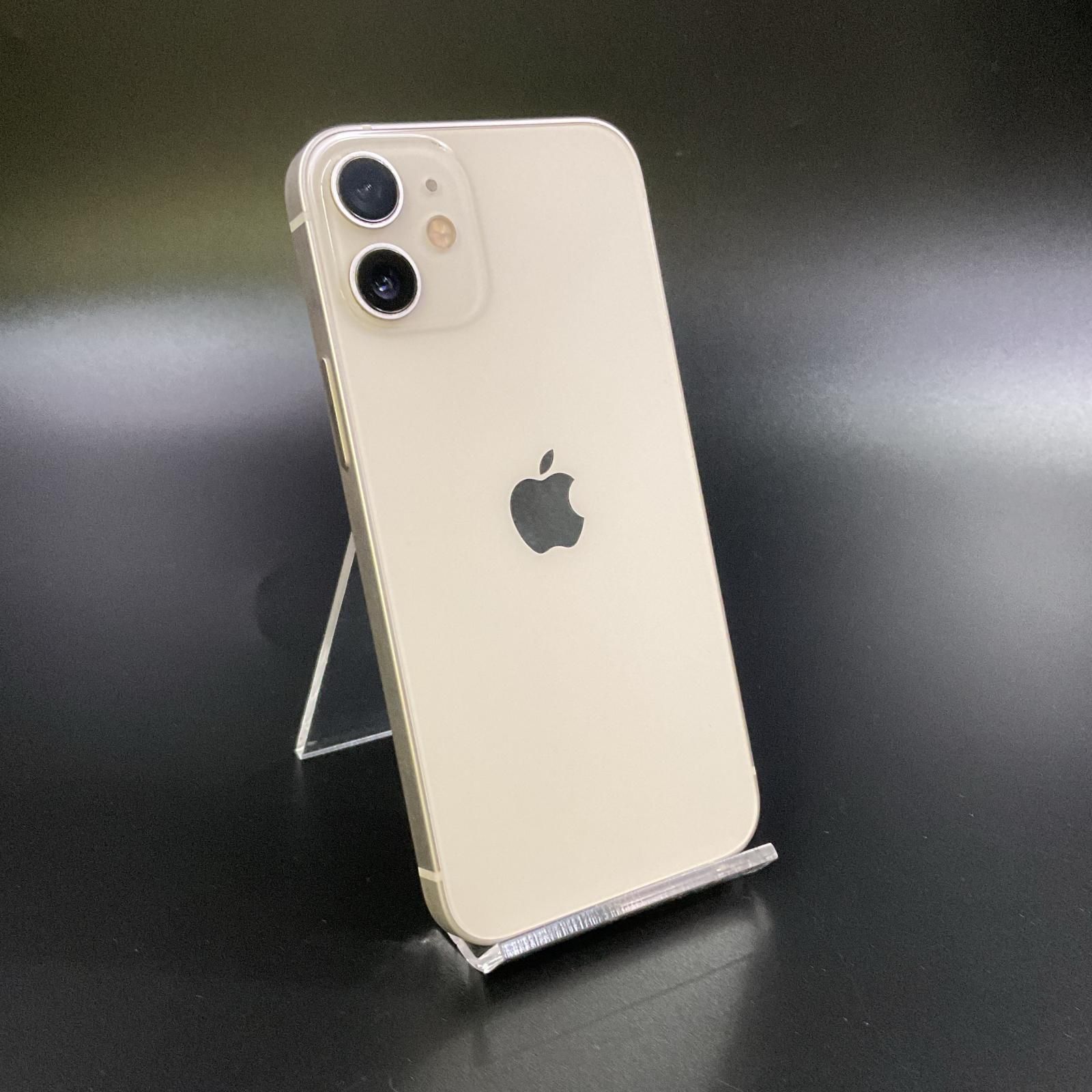 iPhone 12 mini 64GB ホワイト au SIMフリー 白ロム 動作確認済 78