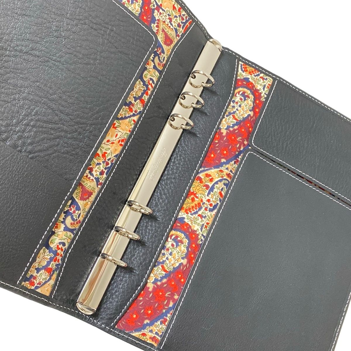  ASHFORD アシュフォード 手帳 - 黒 レザー 手帳 手帳 日記 家計簿