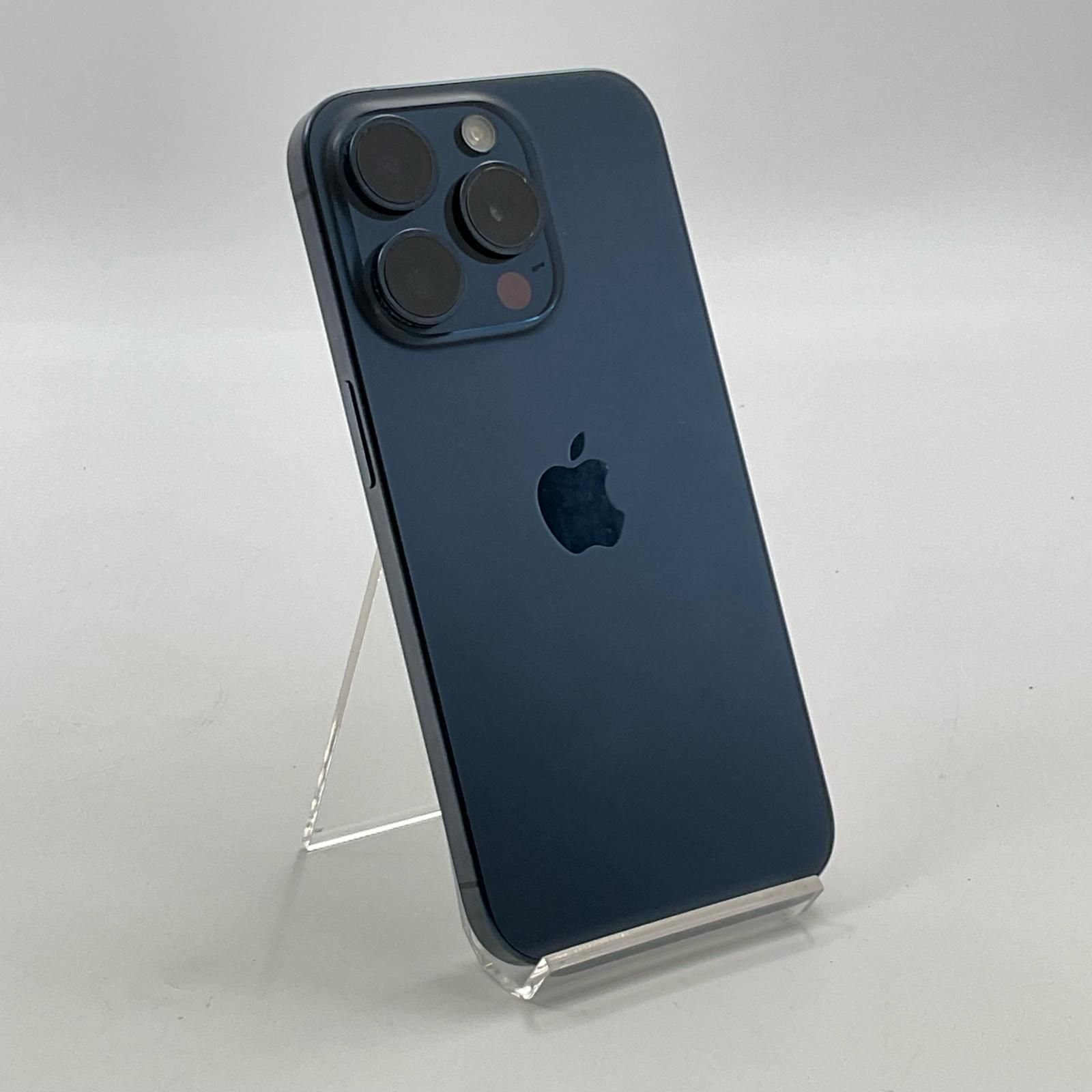 iPhone 15 Pro 256GB ブルーチタニウム au SIMフリー 動作確認済 86