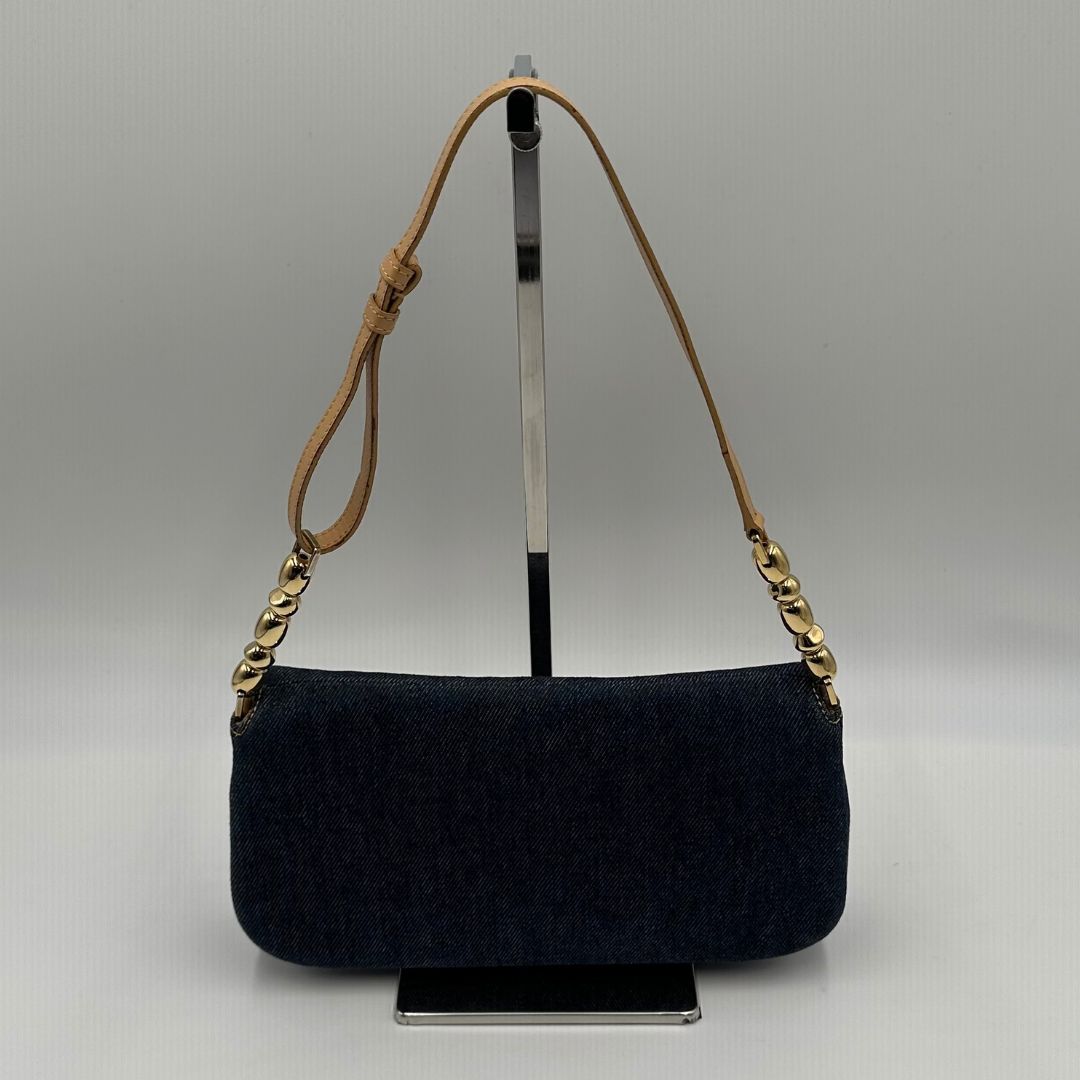 美品】Dior マリスパール デニム ハンドバッグ - メルカリ