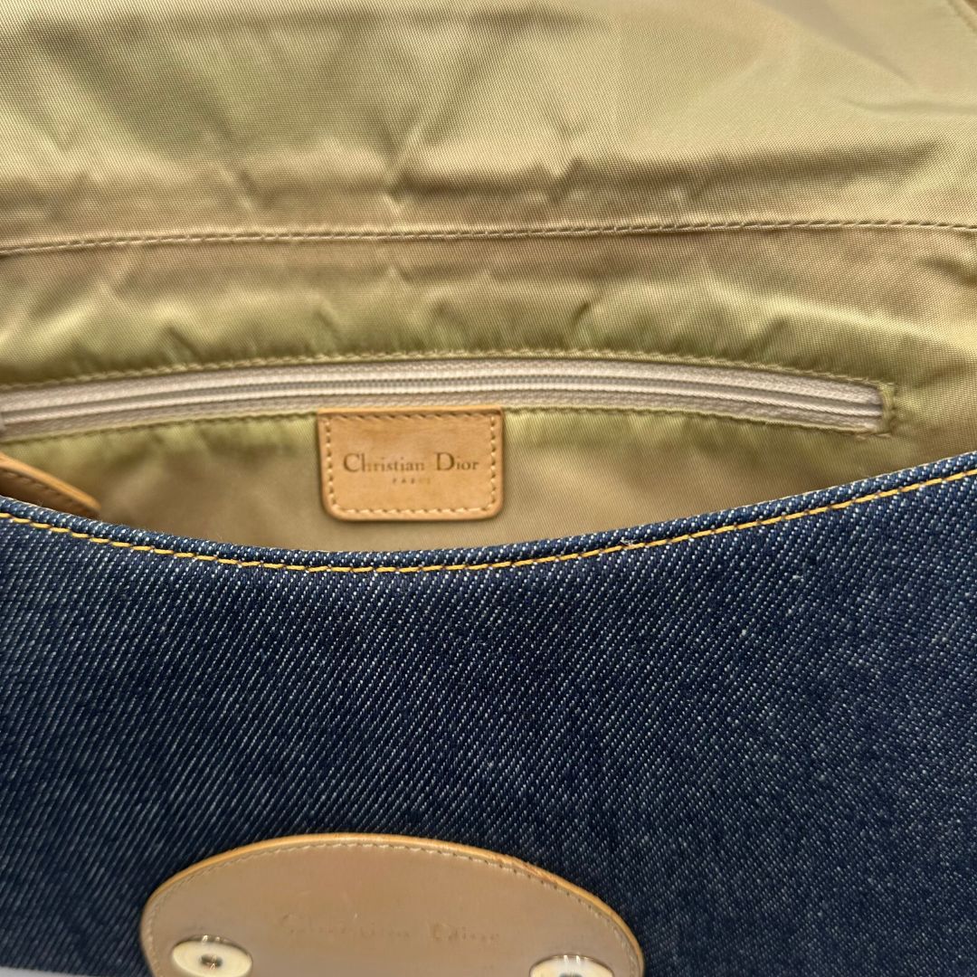 美品】Dior マリスパール デニム ハンドバッグ - メルカリ