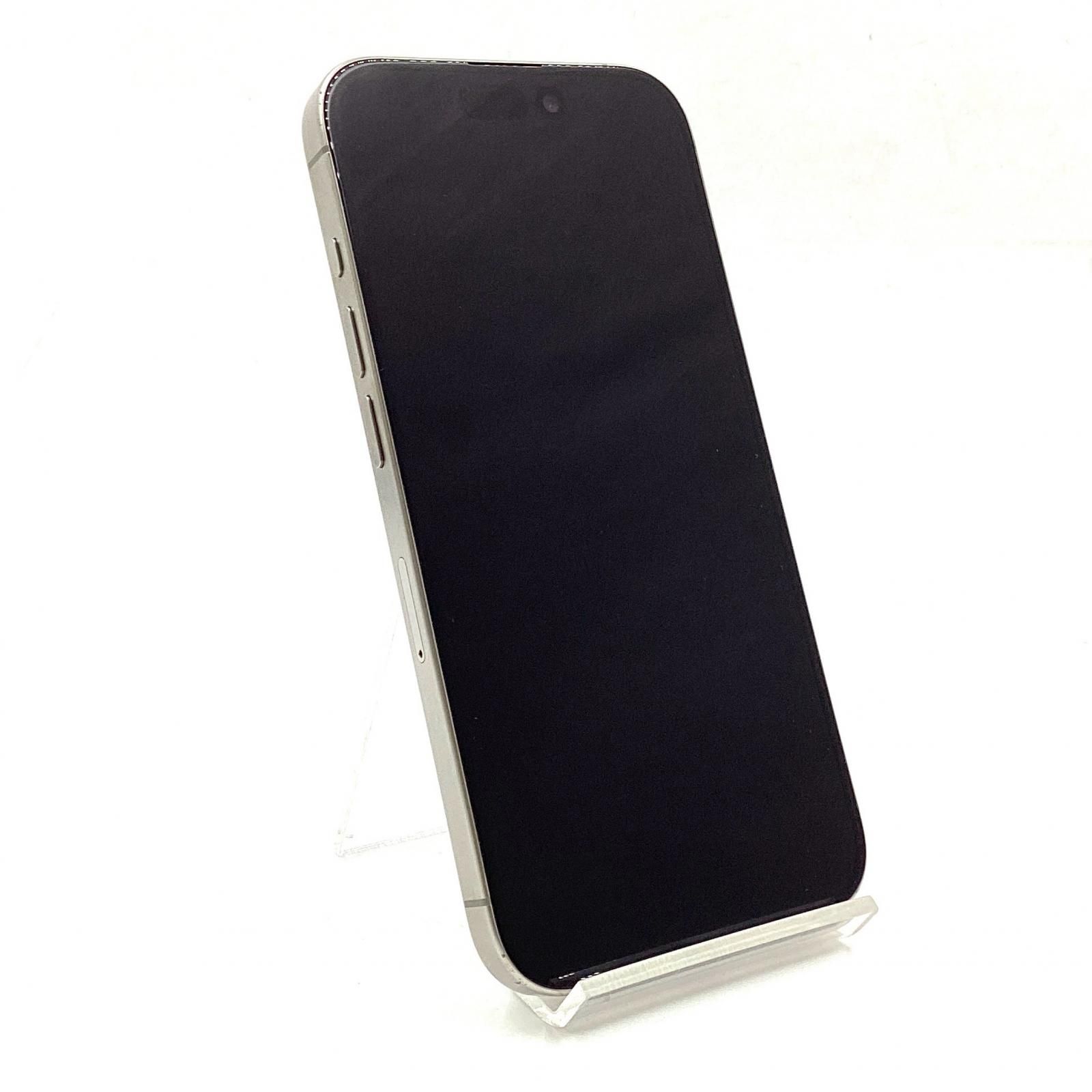 iPhone 15 Pro 256GB ナチュラルチタニウム au 動作確認済 87%【全額