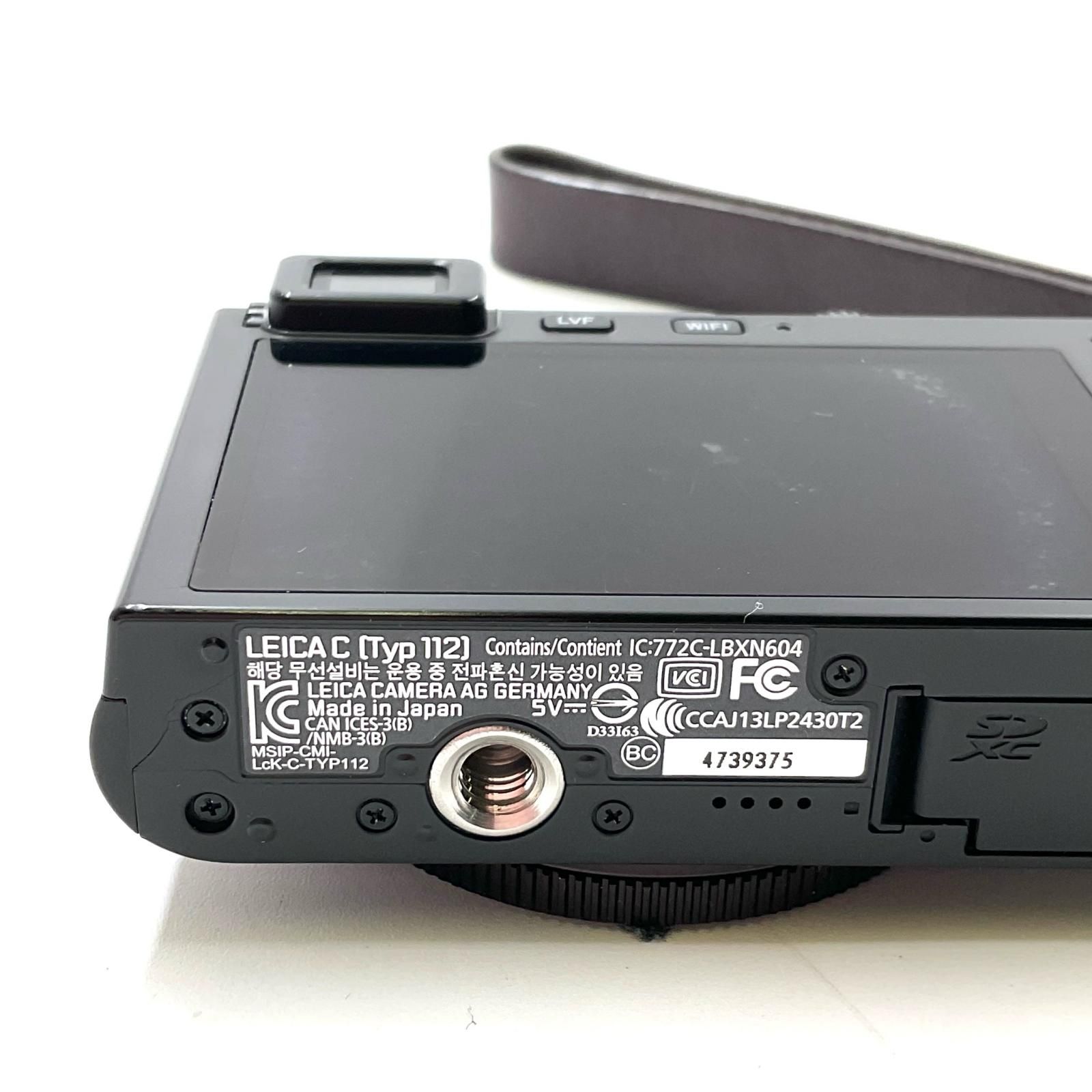 Leica コンパクトデジタルカメラ LEICA C Typ 112 動作確認済【全額