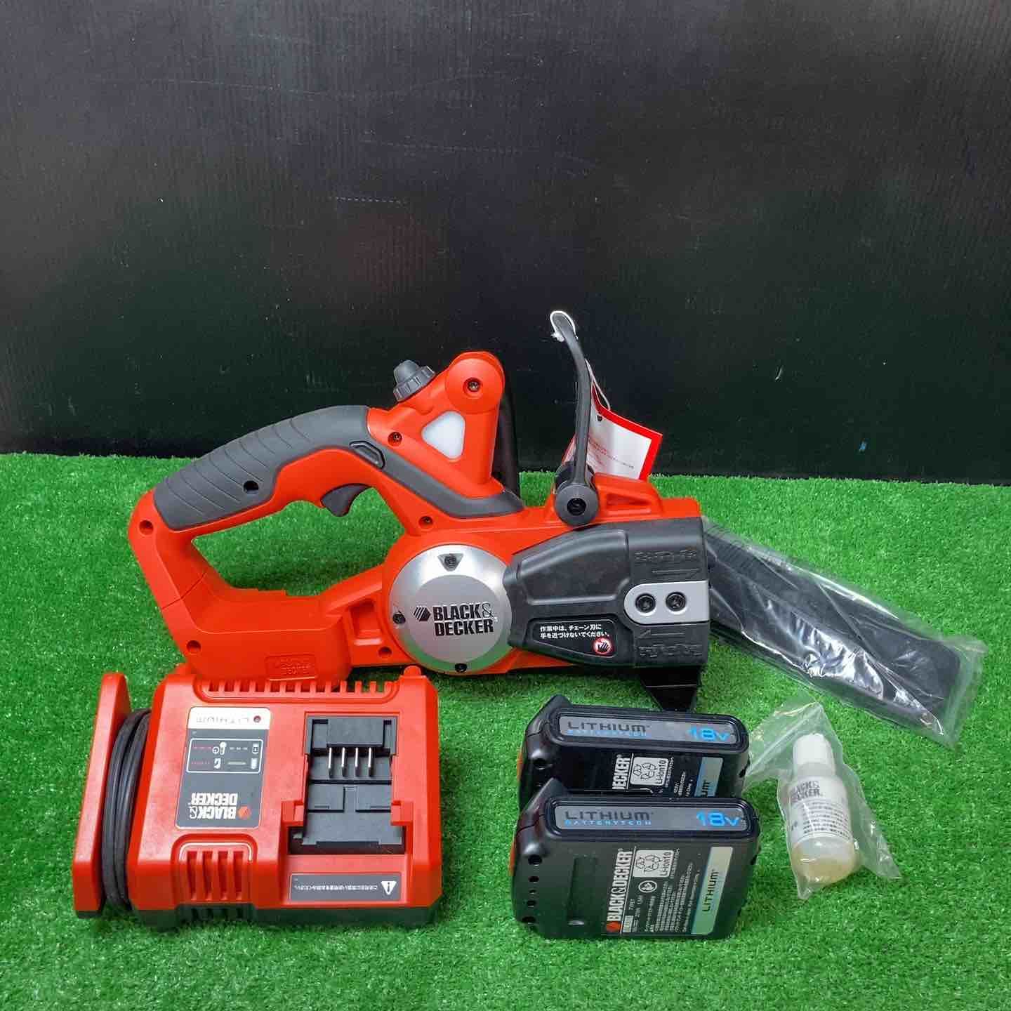 ブラック-デッカー 充電式チェーンソー -JP