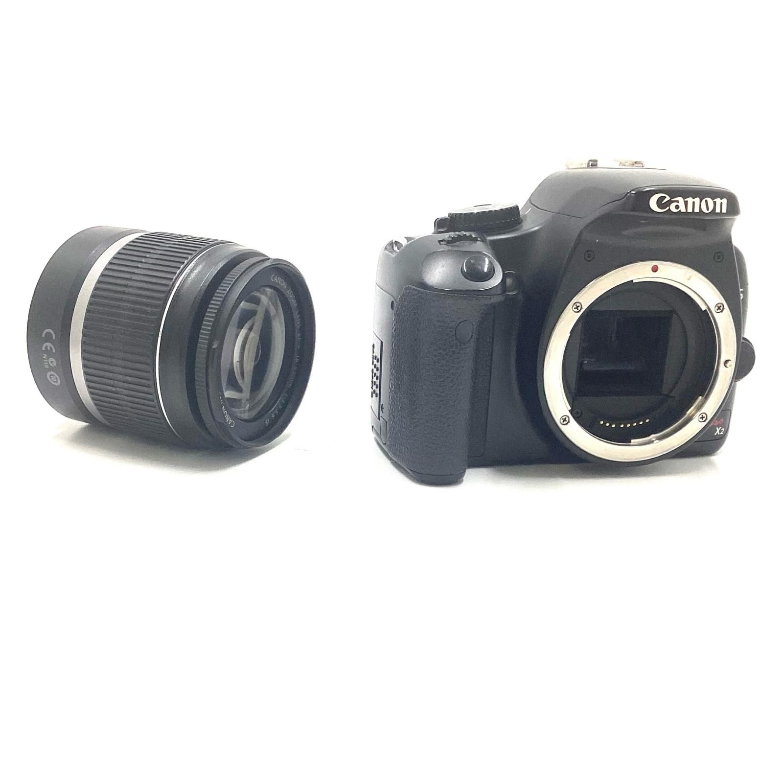 全額返金保証】【最速発送】Canon デジタル一眼 EOS Kiss X2 レンズ