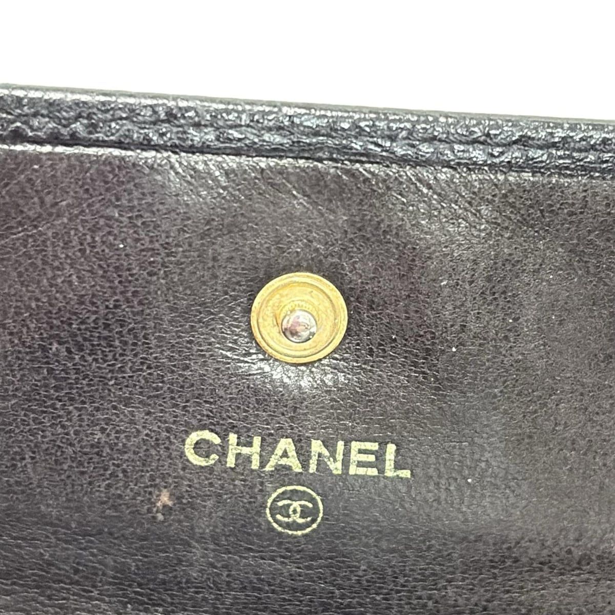  CHANEL シャネル 3つ折り財布 - ゴールド ココマーク 三つ折り財布 折り財布