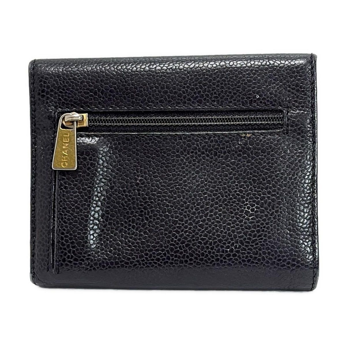 CHANEL シャネル 3つ折り財布 - ゴールド ココマーク