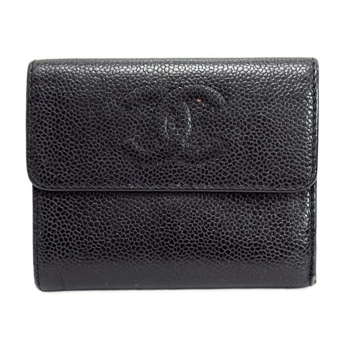 CHANEL シャネル 3つ折り財布 - ゴールド ココマーク