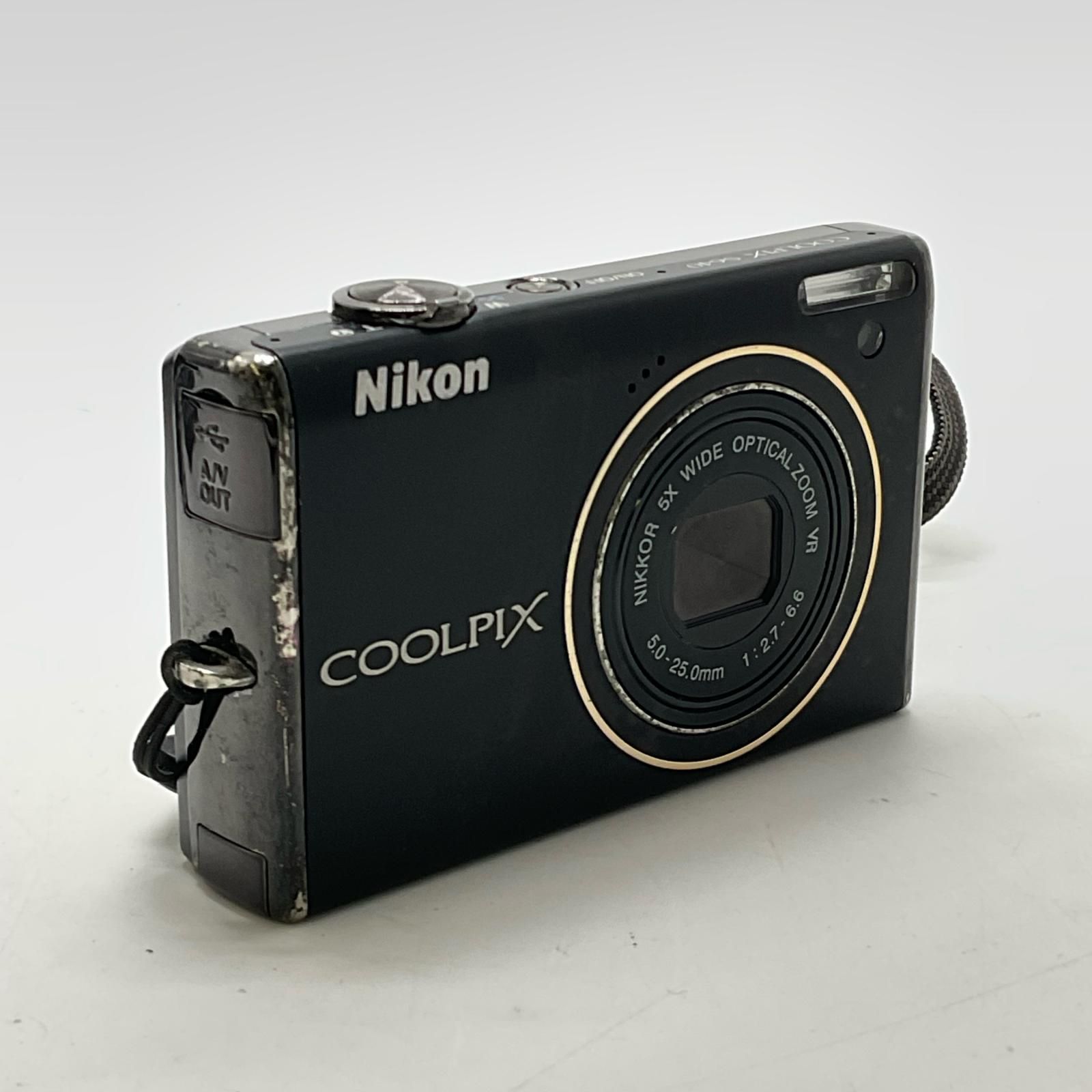 美品 動作確認済 Nikon COOLPIX S640 コンパクトデジタルカメラ Nikon コンパクトデジタルカメラ COOLPIX S640 ブラック 動作確認済